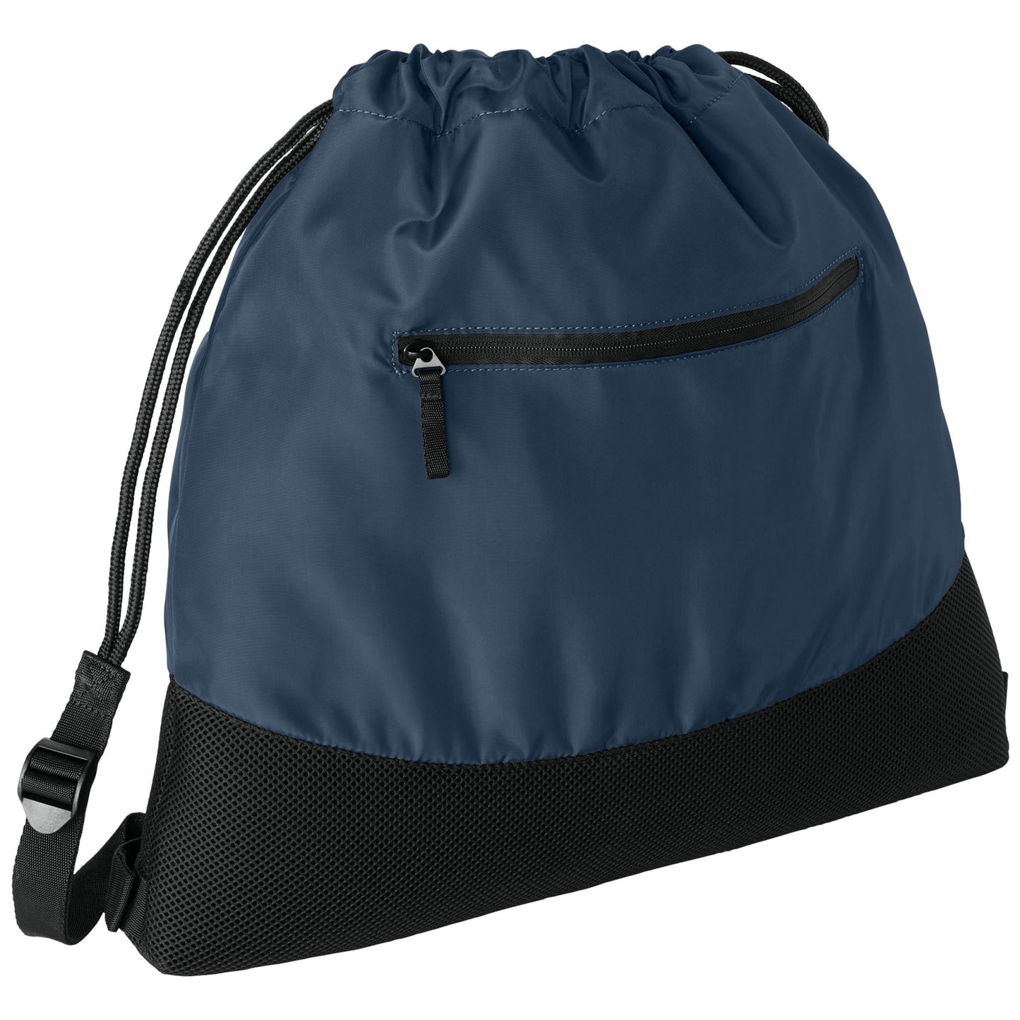 Deep Black Cinch Packs - Port Authority - Durable Mesh Design