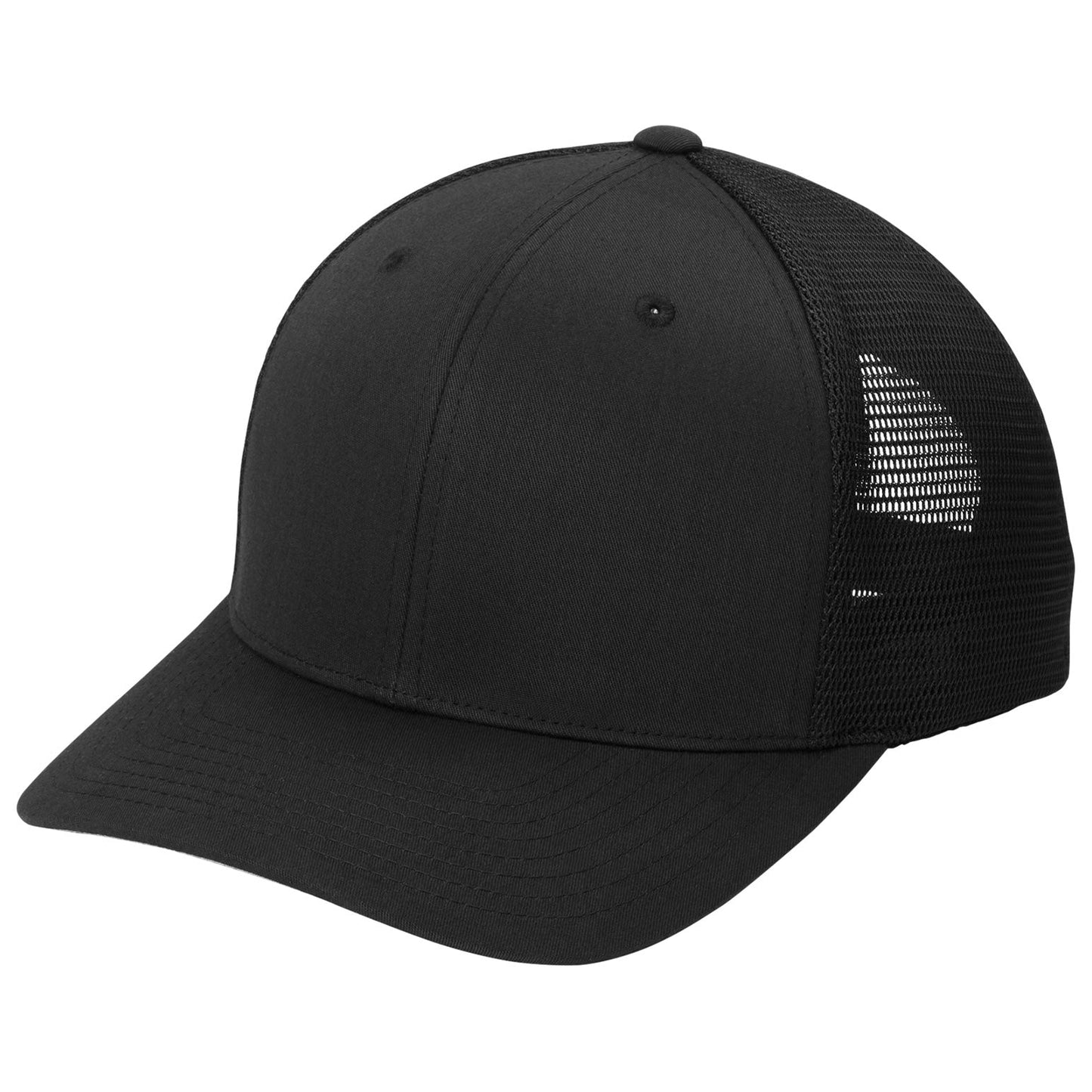 Heather Graphite Ball Cap - Port Authority - Flexfit Tech
