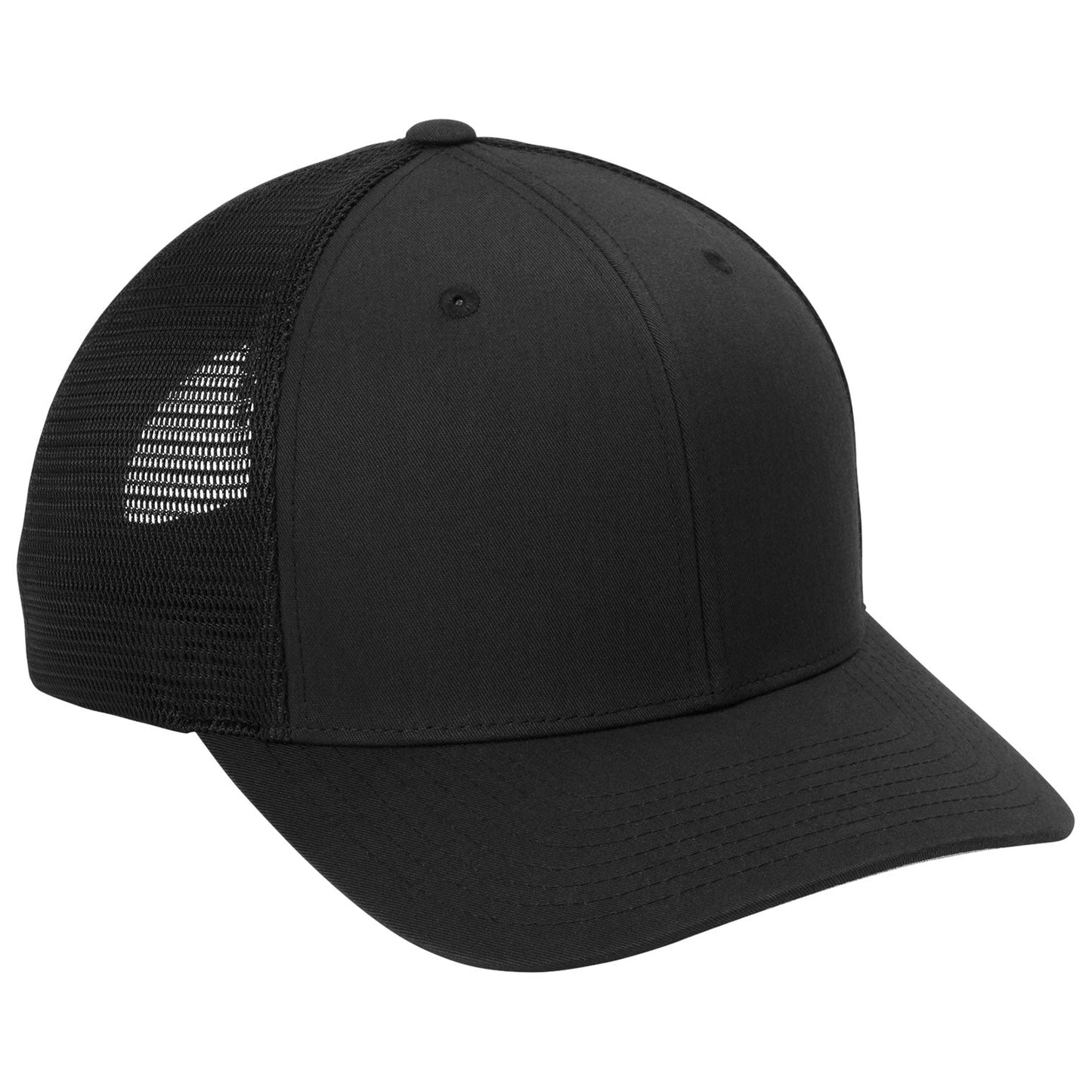 Heather Graphite Ball Cap - Port Authority - Flexfit Tech