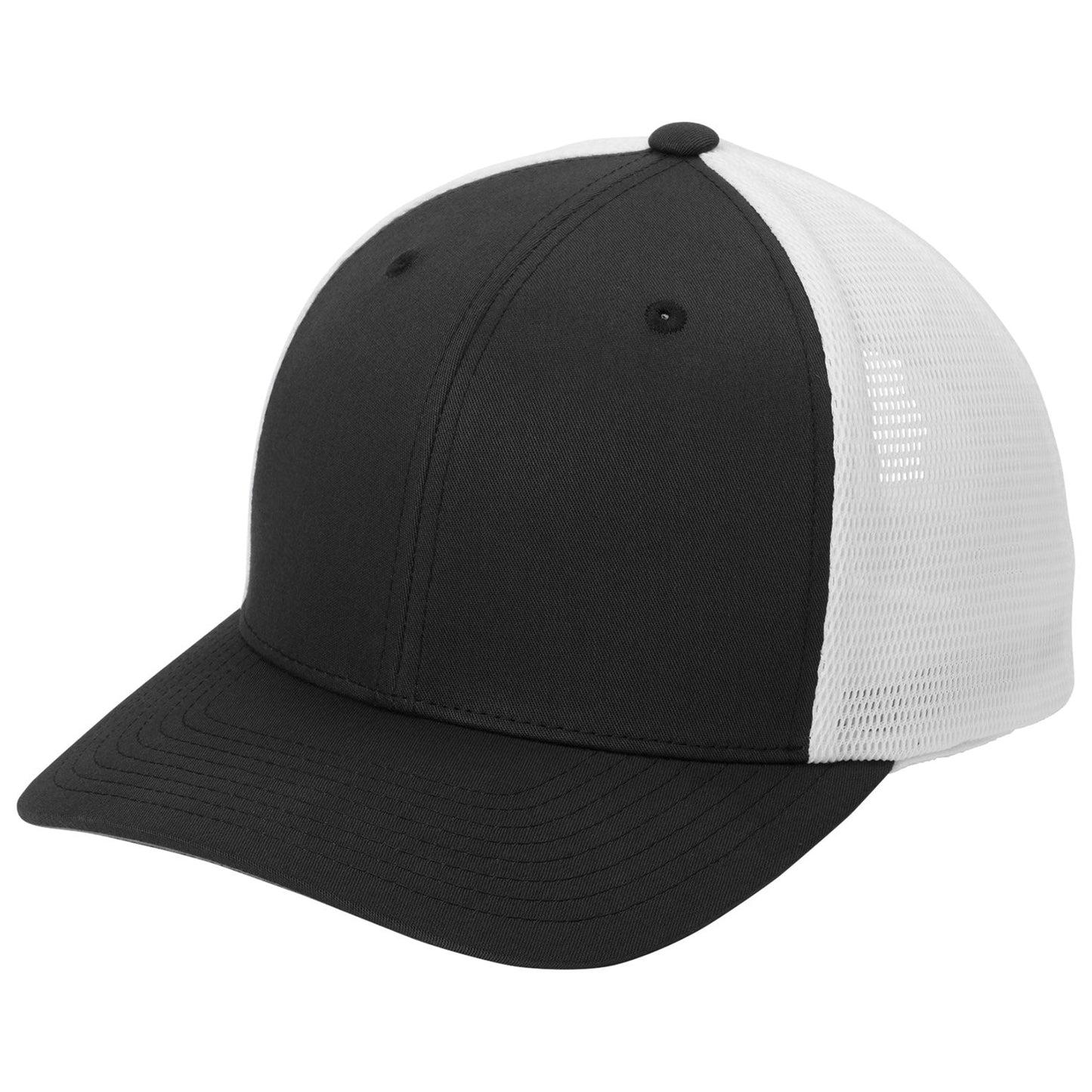 Heather Graphite Ball Cap - Port Authority - Flexfit Tech
