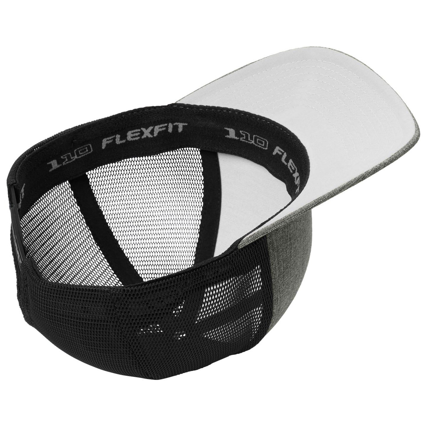 Heather Graphite Ball Cap - Port Authority - Flexfit Tech