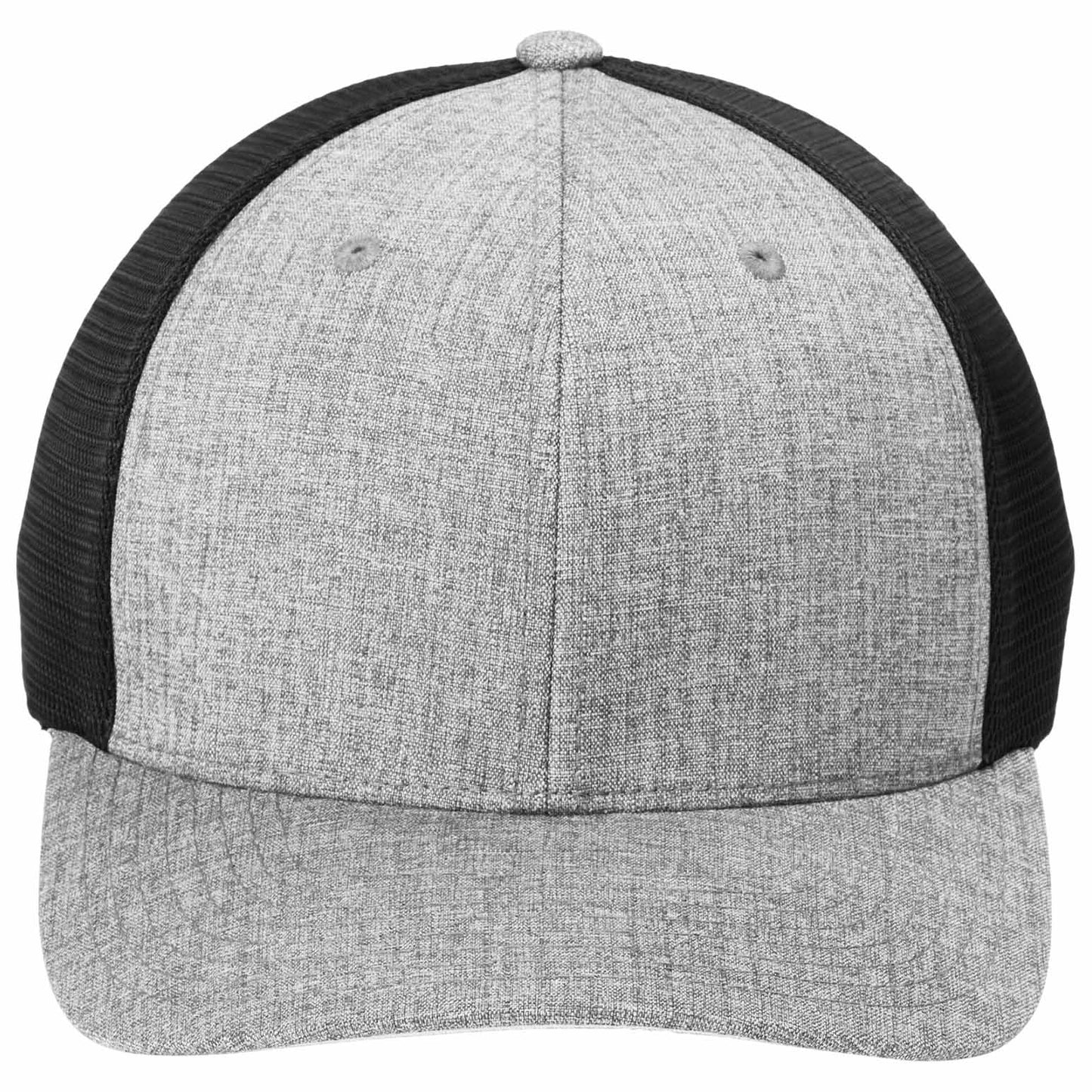 Heather Graphite Ball Cap - Port Authority - Flexfit Tech