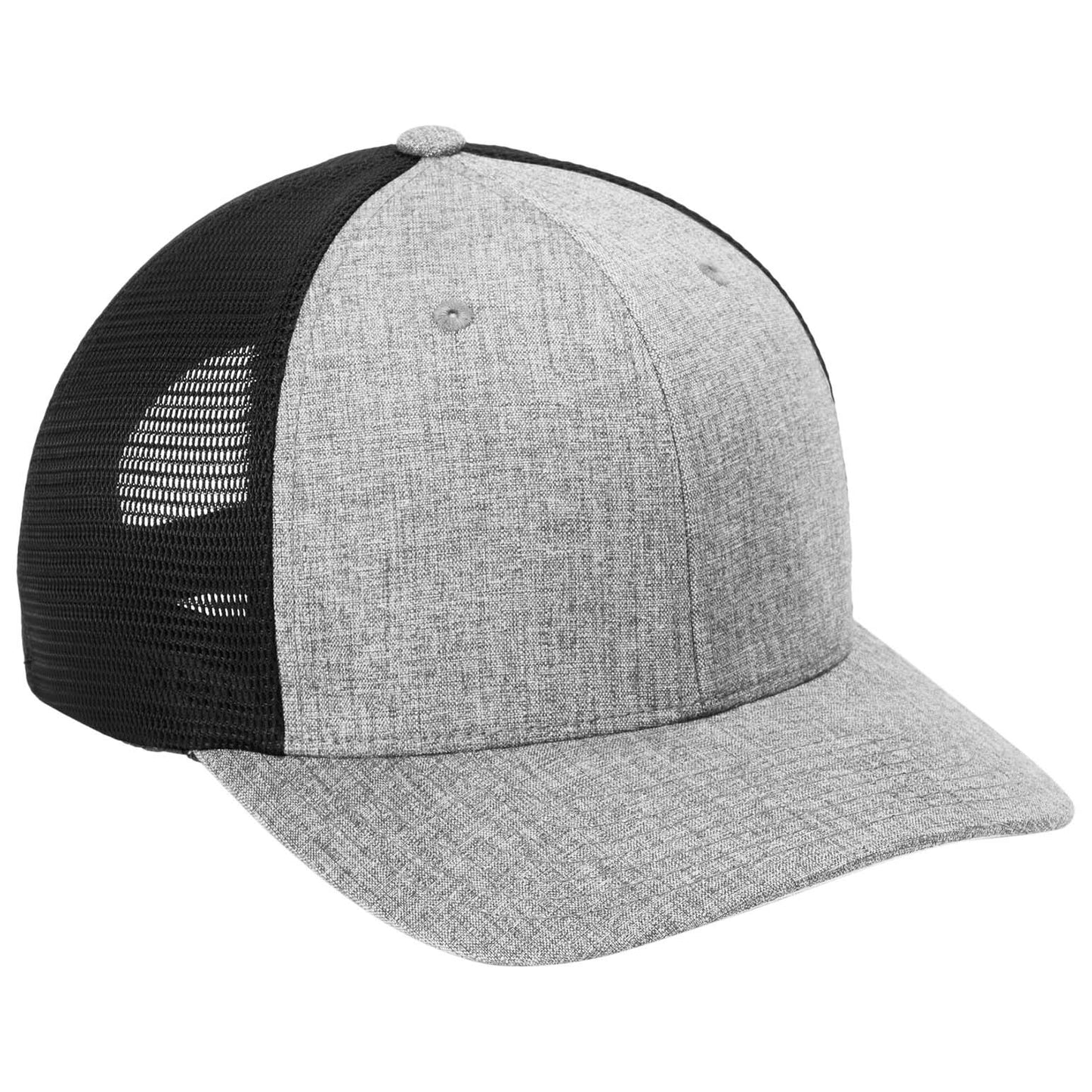 Heather Graphite Ball Cap - Port Authority - Flexfit Tech