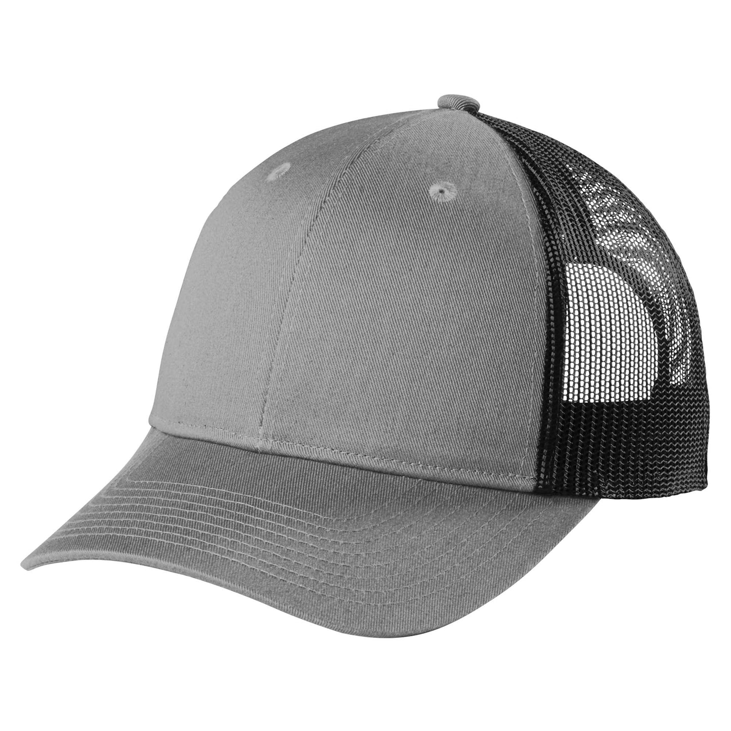 Black Ball Cap - Port Authority - Stylish Cotton Twill - Snapback
