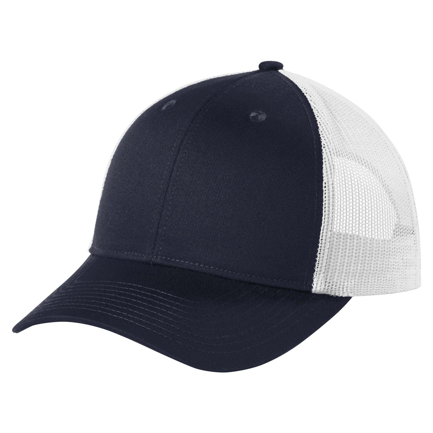 Black Ball Cap - Port Authority - Stylish Cotton Twill - Snapback