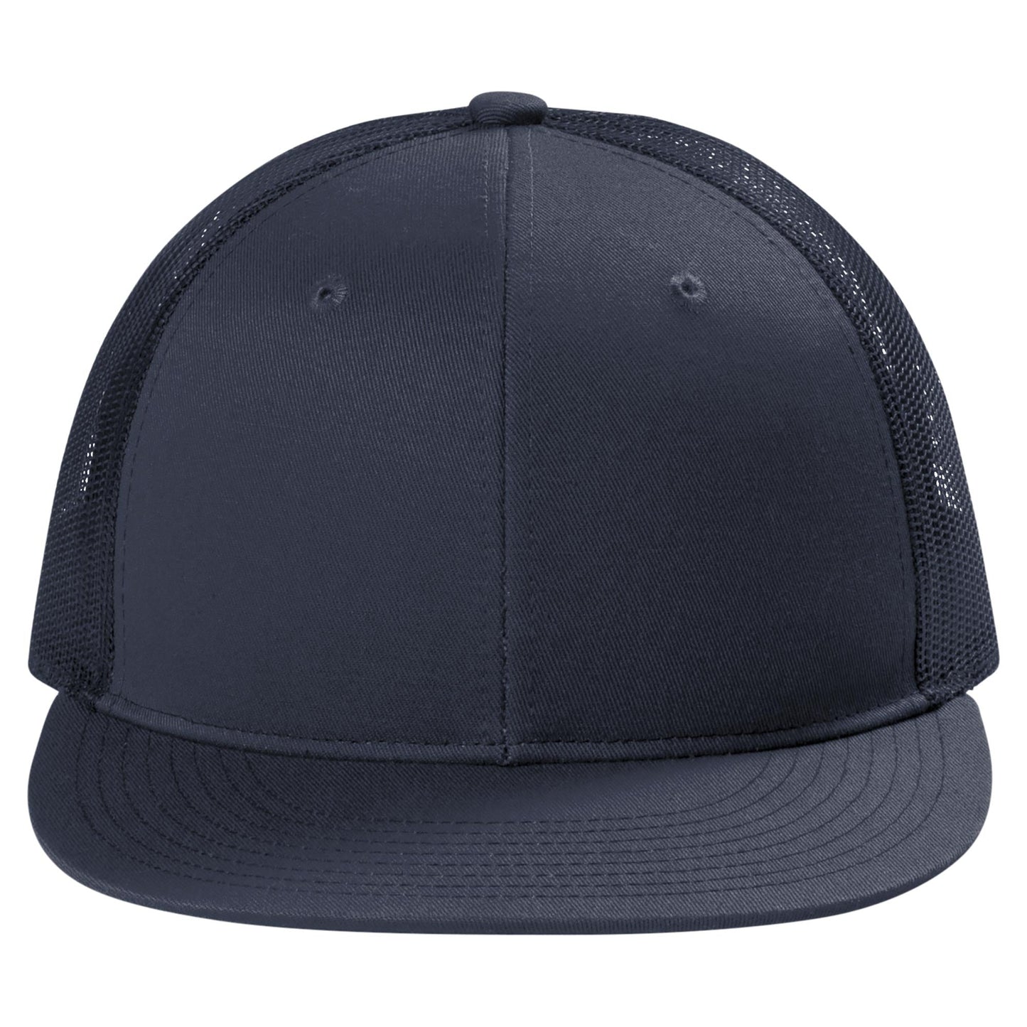 Grey Steel Flat Brim Hat - Port Authority - Stylish Snapback