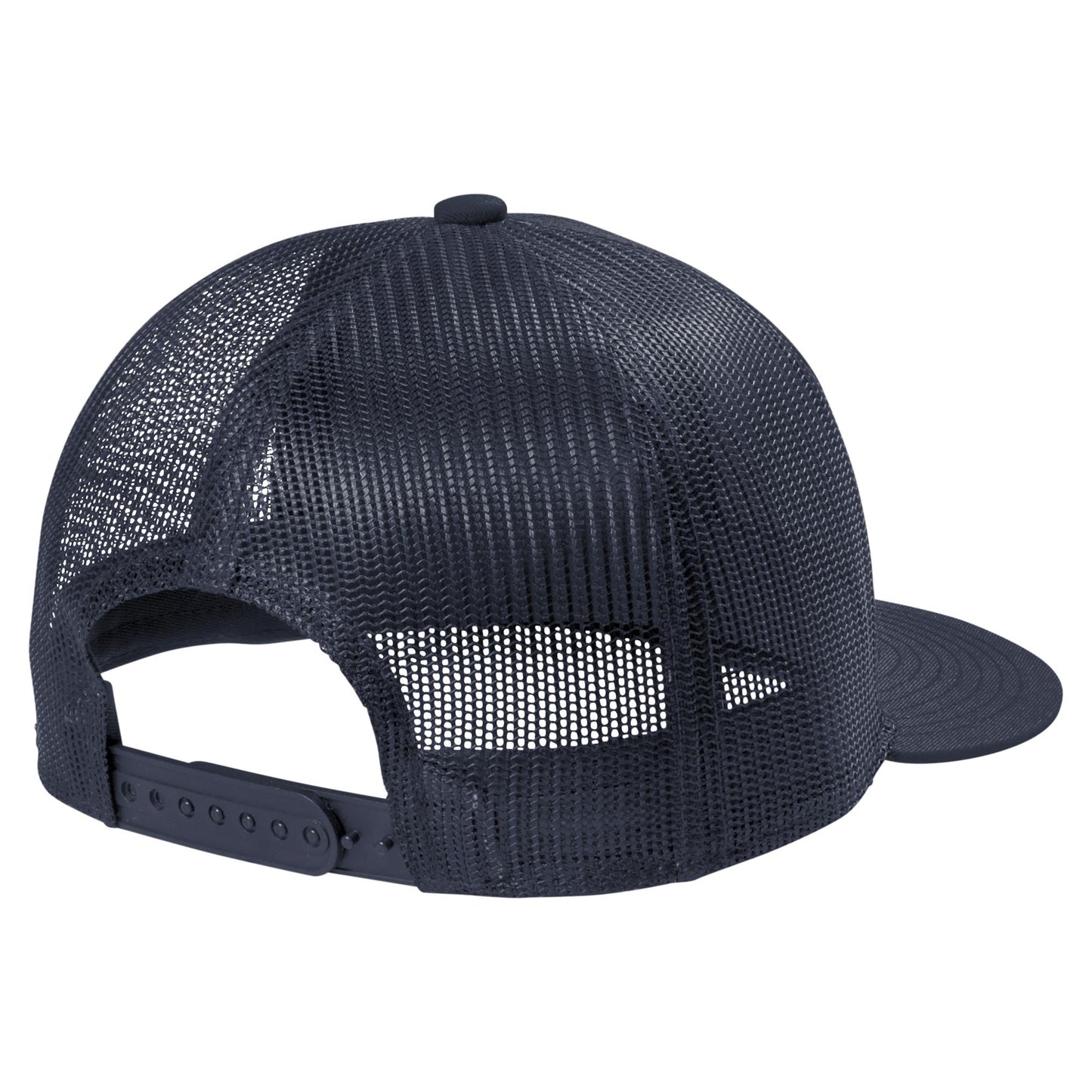 Grey Steel Flat Brim Hat - Port Authority - Stylish Snapback