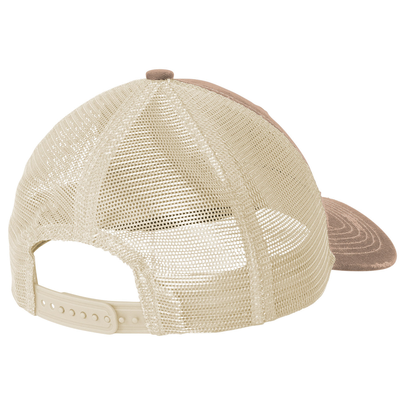Grey Steel Ball Cap - Port Authority - Distressed Mesh