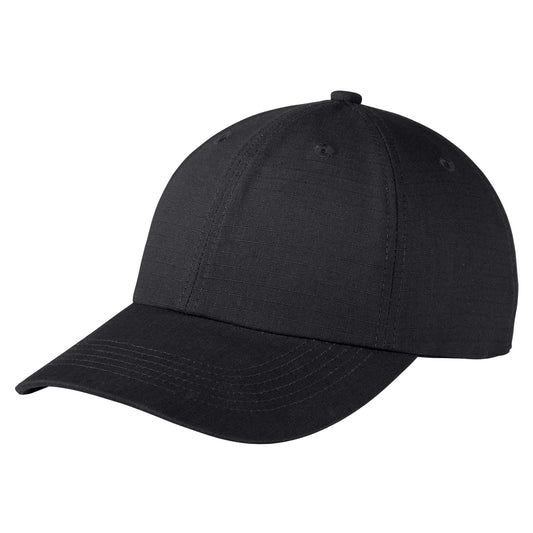 Black Ball Caps - Port Authority - Cotton Ripstop