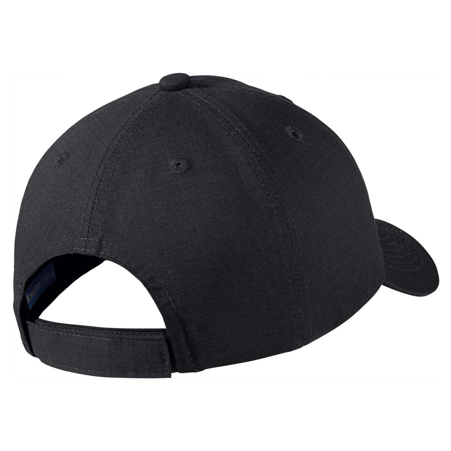 Black Ball Caps - Port Authority - Cotton Ripstop