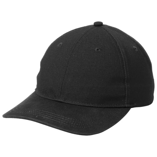 Black Ball Cap - Port Authority - Stylish Leather Strap