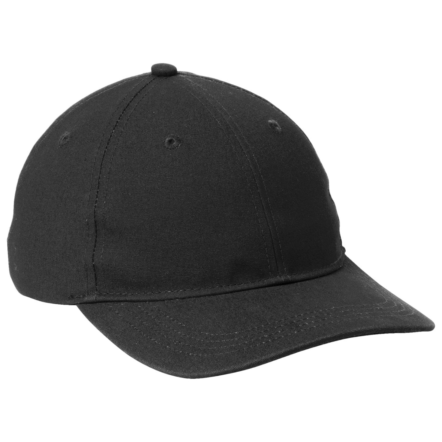 Black Ball Cap - Port Authority - Stylish Leather Strap