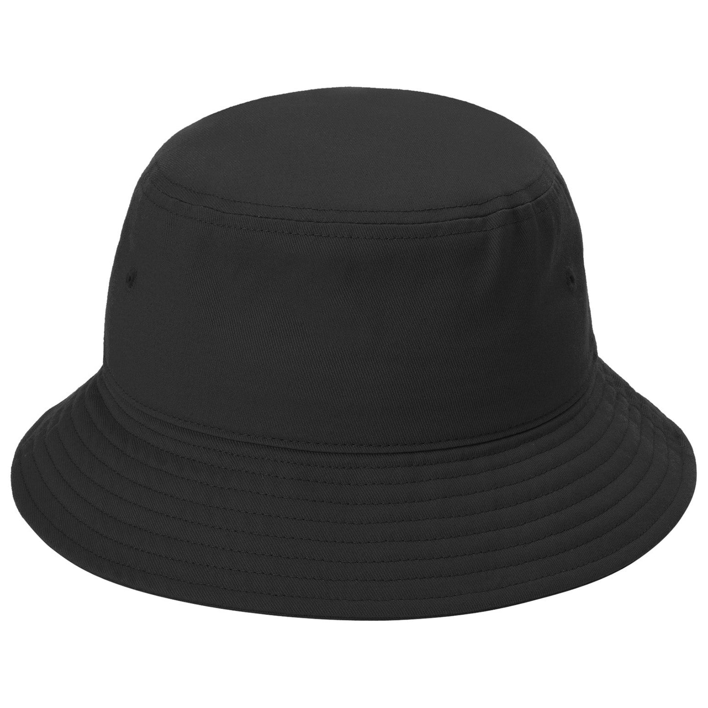 Black Bucket Hats - Port Authority - Stylish Twill