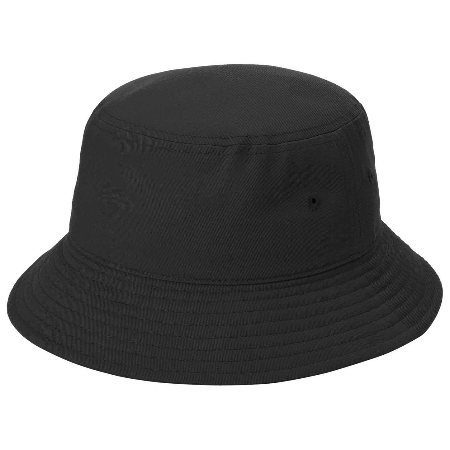 Black Bucket Hats - Port Authority - Stylish Twill
