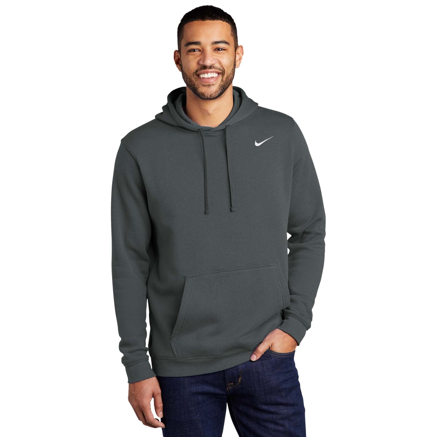 Anthracite Sweatshirt - Nike - Comfortable Fleece Blend