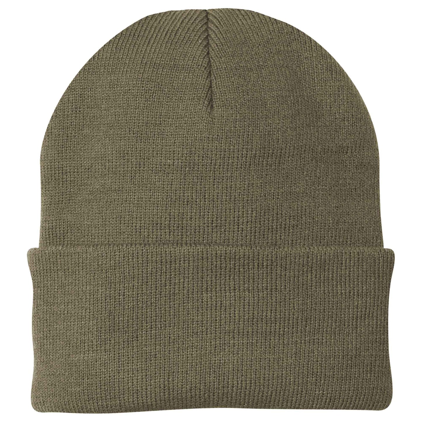 Coyote Brown Beanie - Port & Company - Cozy Accessory