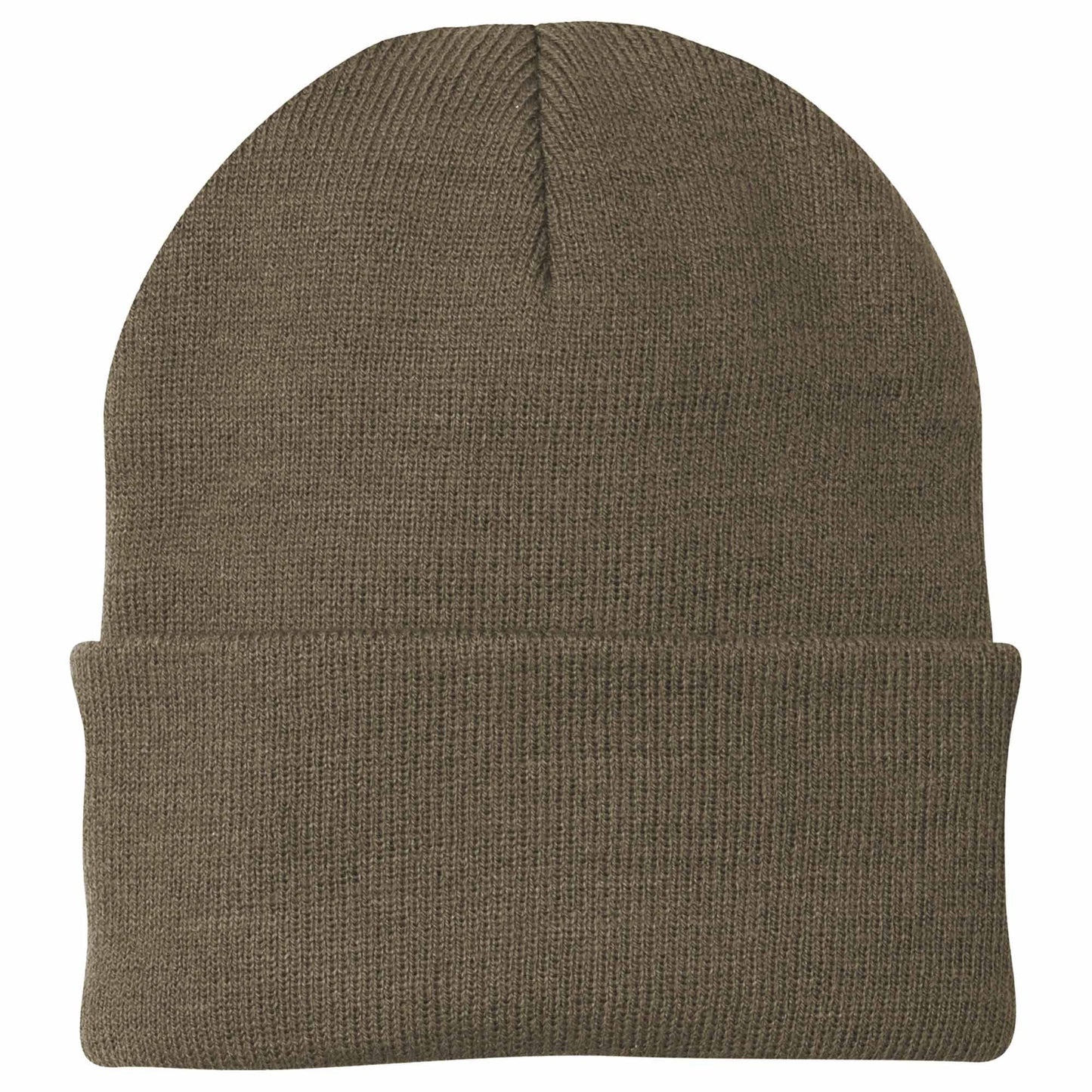 Coyote Brown Beanie - Port & Company - Cozy Accessory