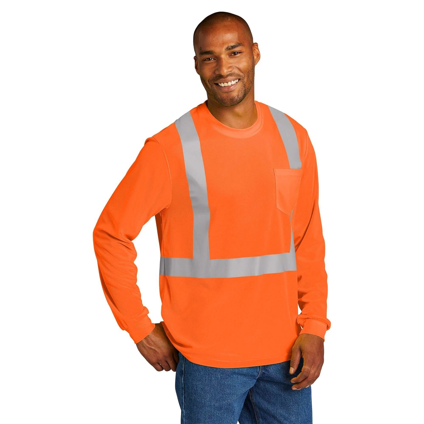 Orange Safety Shirt - Cornerstone - Mesh Comfort