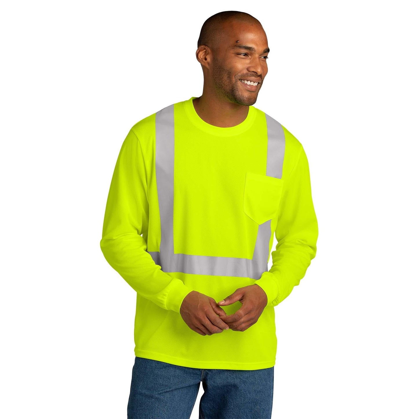 Orange Safety Shirt - Cornerstone - Mesh Comfort