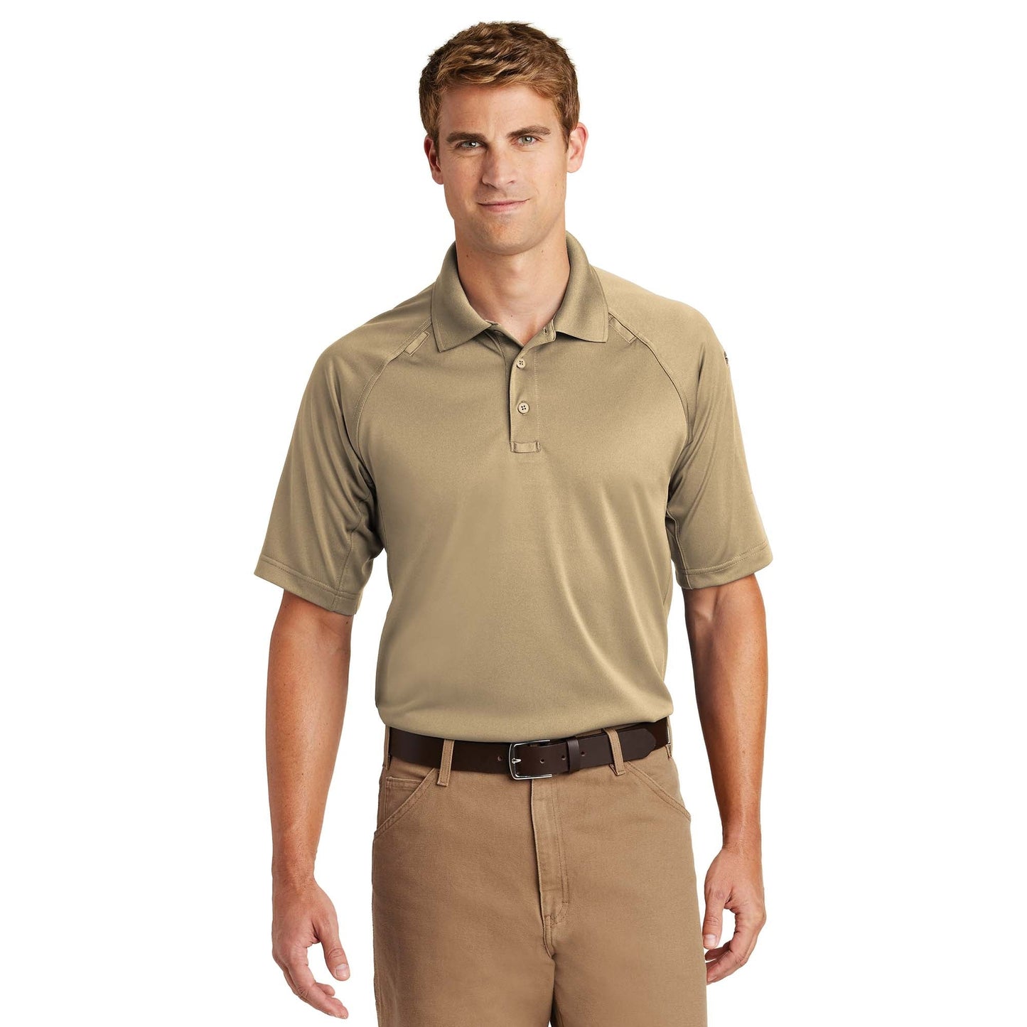 Tactical Green Polo Shirt - Cornerstone - Snag-Proof Quality