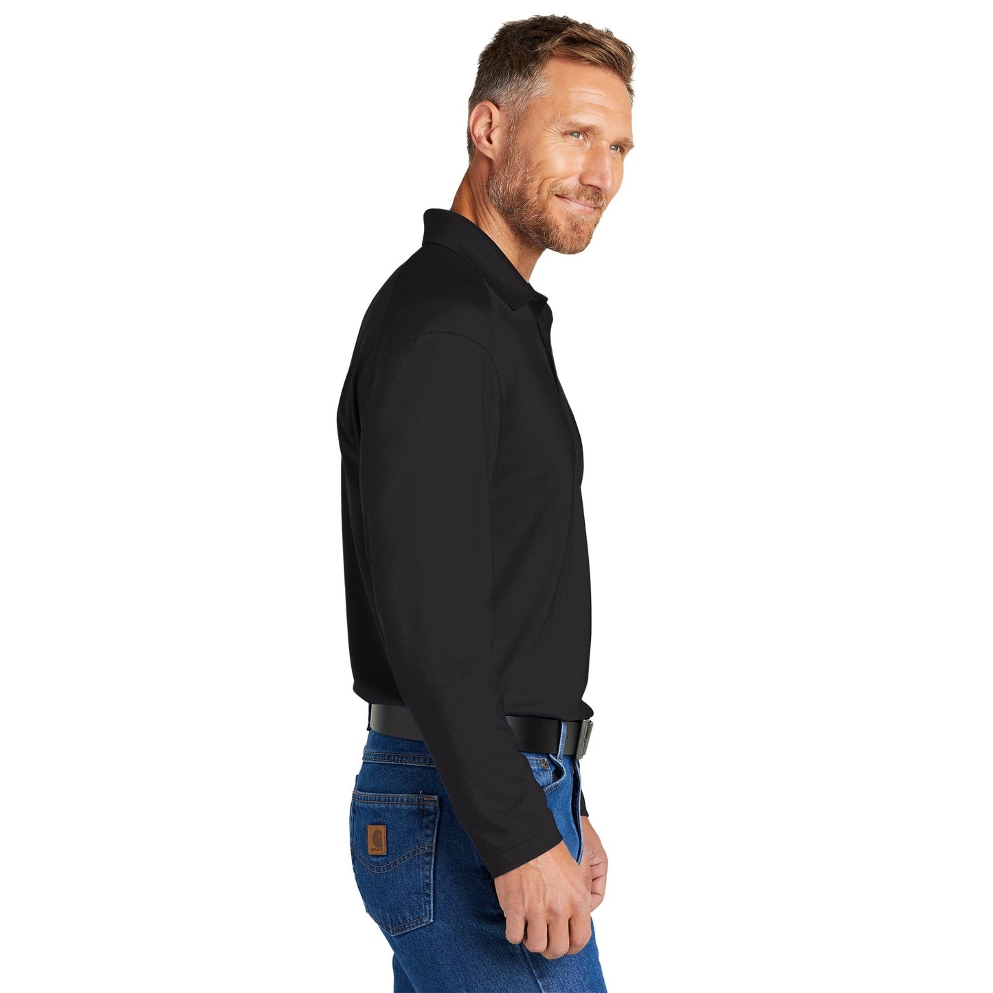 Black Polo Shirts - Cornerstone - Lightweight Comfort