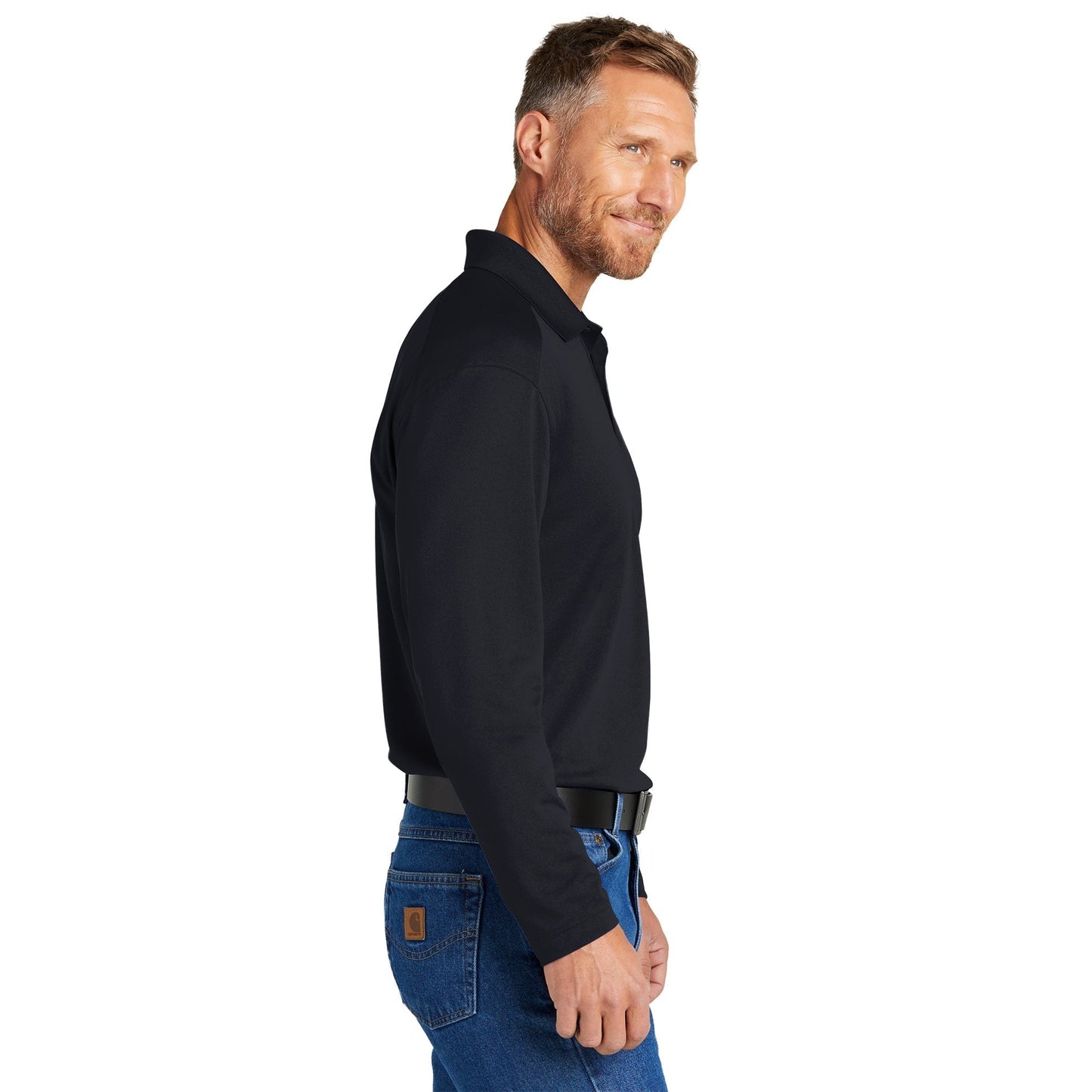 Black Polo Shirts - Cornerstone - Lightweight Comfort