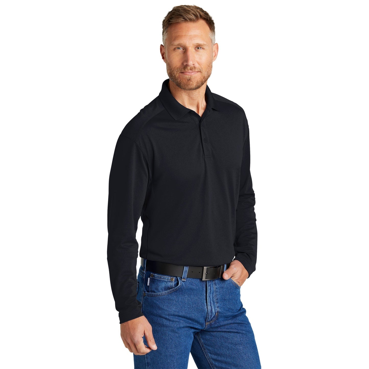 Black Polo Shirts - Cornerstone - Lightweight Comfort