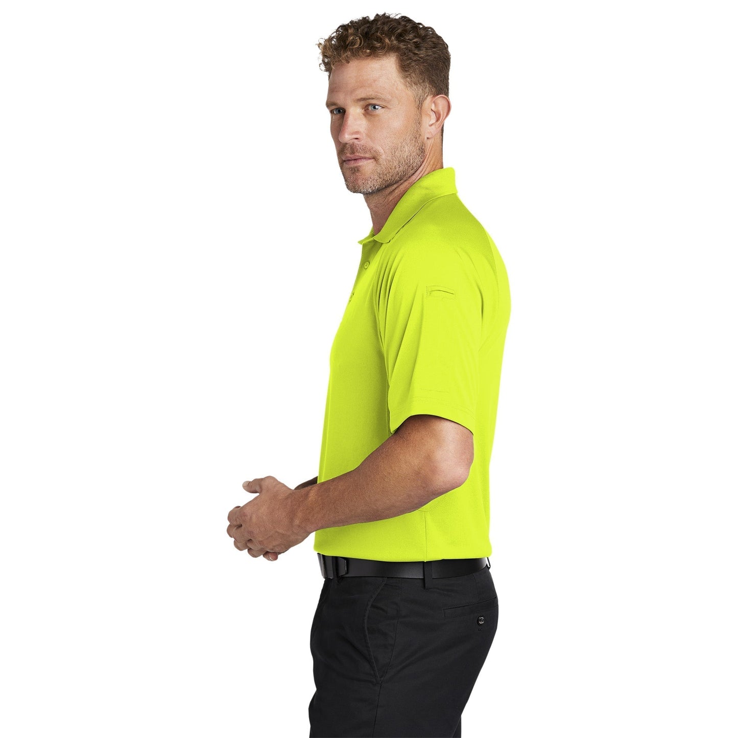 Black Polo Shirt - Cornerstone - Snag-Proof Polyester