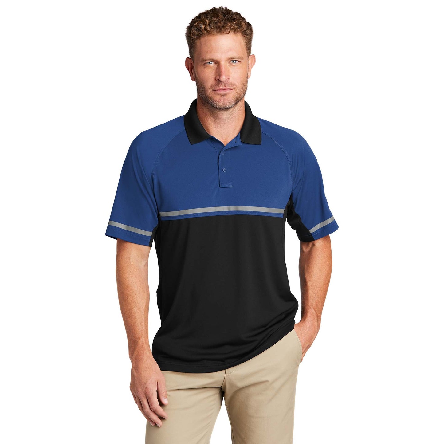 Royal/Black Polo Shirt - Cornerstone - Snag-Proof Quality