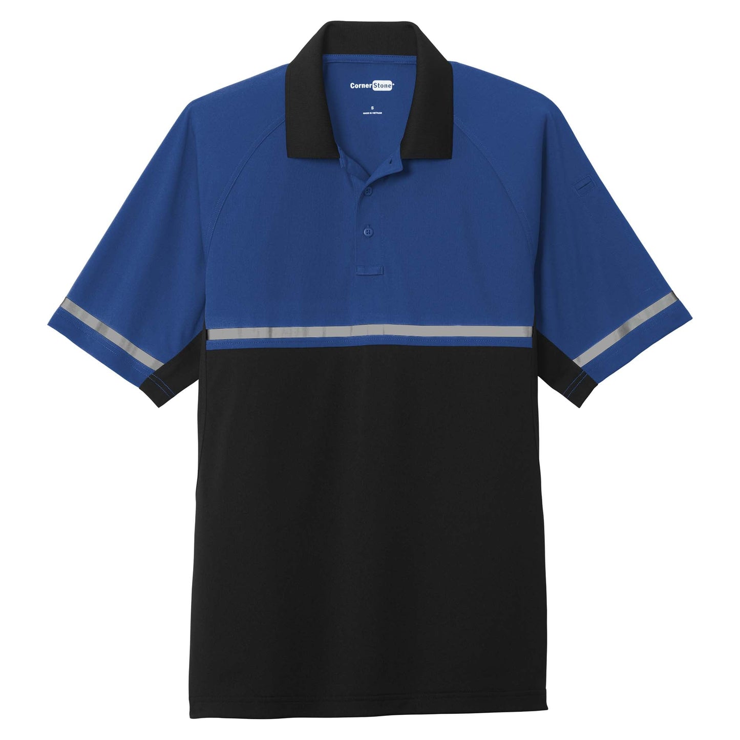 Royal/Black Polo Shirt - Cornerstone - Snag-Proof Quality