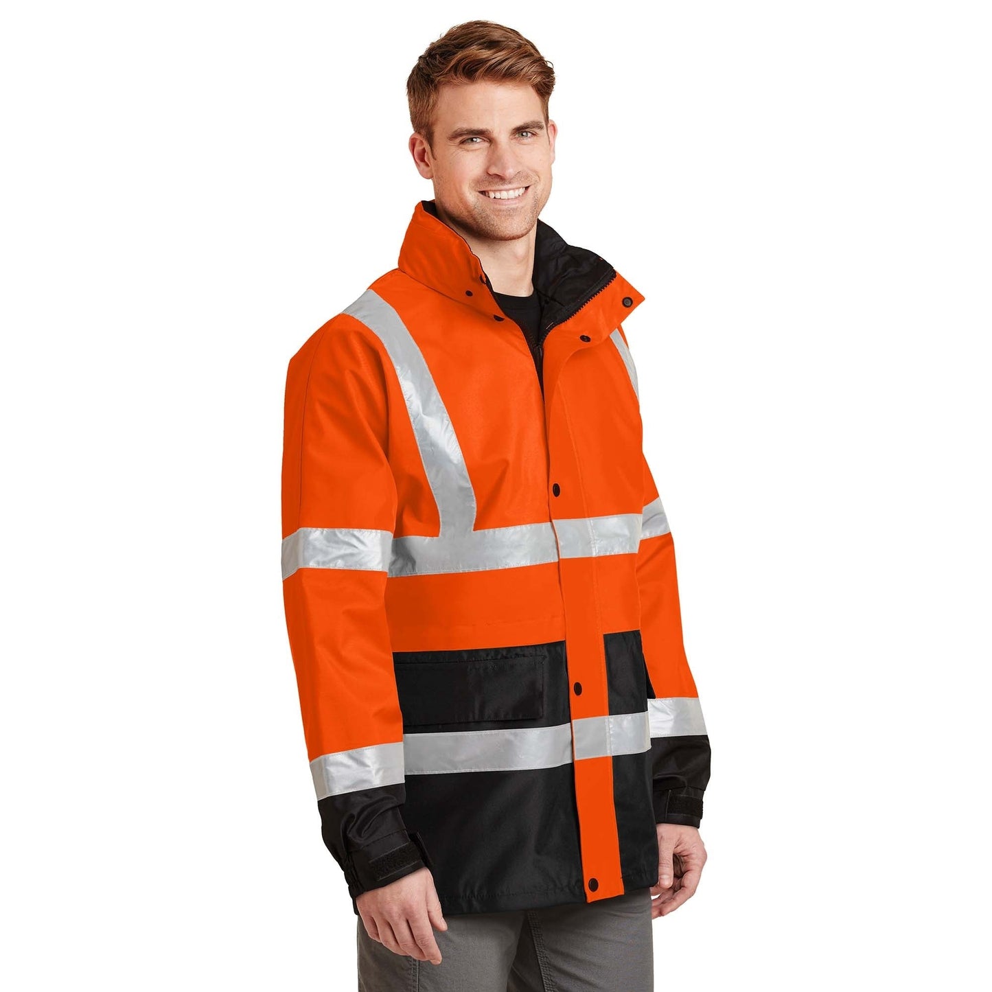 Yellow/Lime Safety Jacket - Cornerstone - Waterproof Design