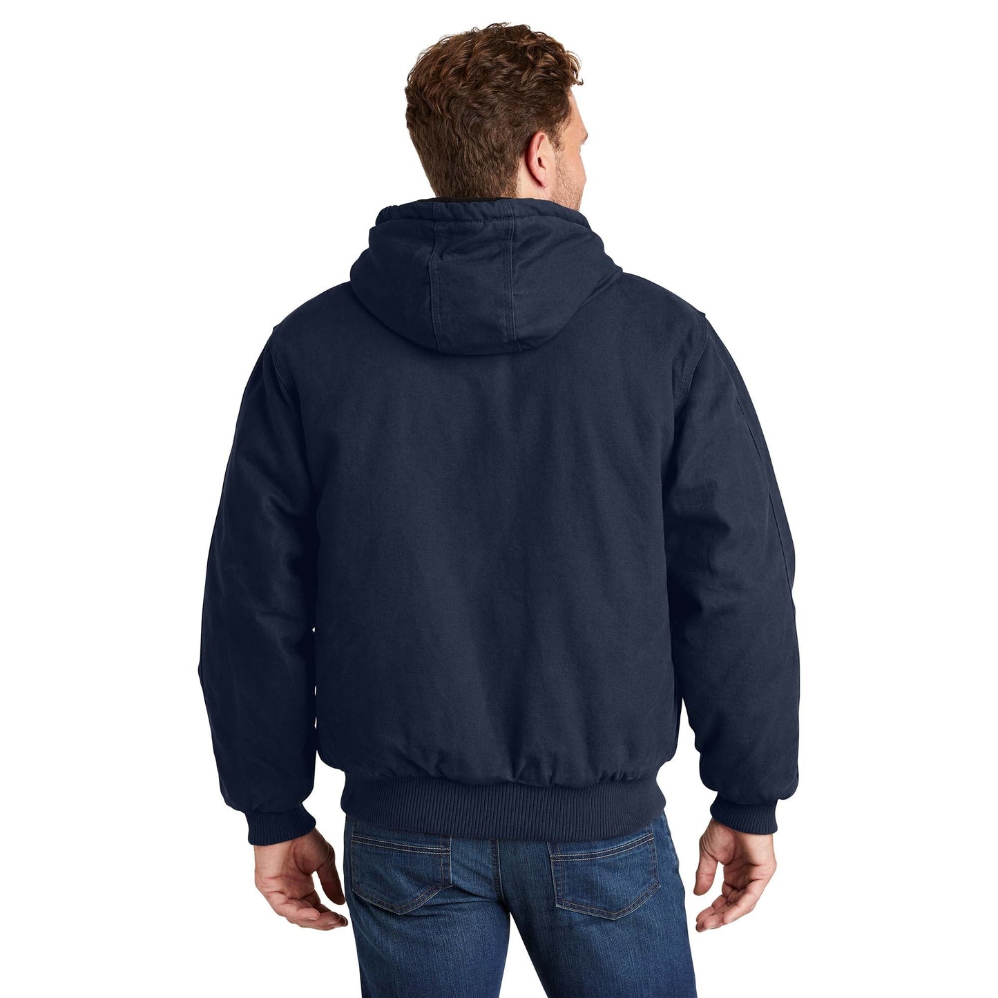Black Insulated Jacket - Cornerstone - Duck Cloth