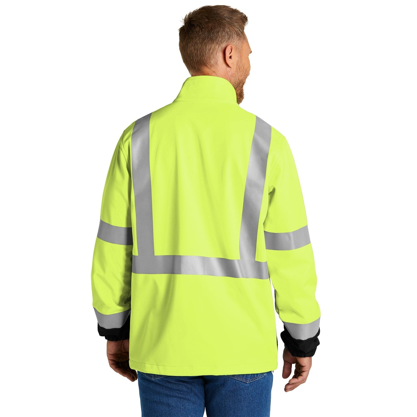 Yellow/Lime Safety Jacket - Cornerstone - Soft Shell