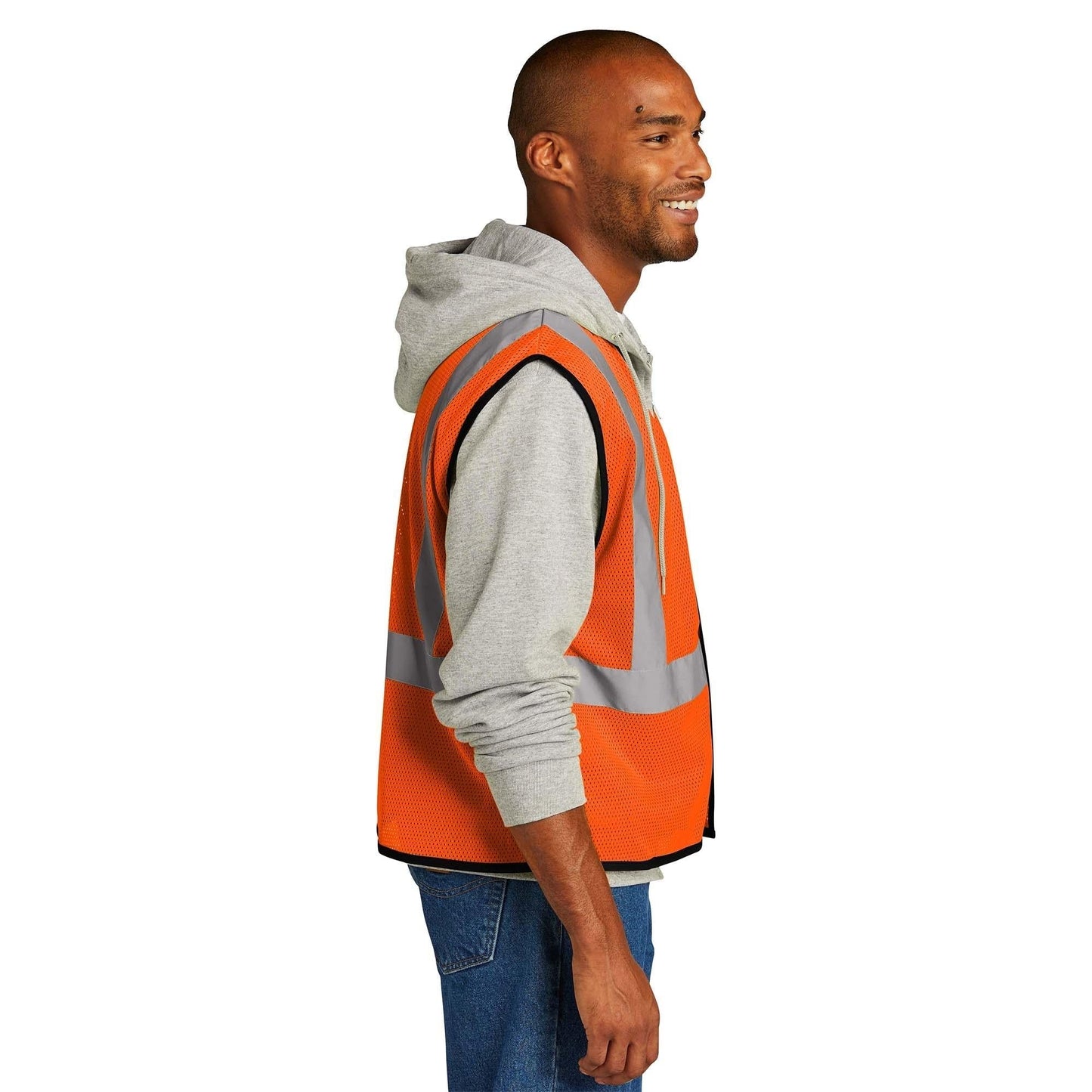 Orange Safety Vest - Cornerstone - Mesh - Durable