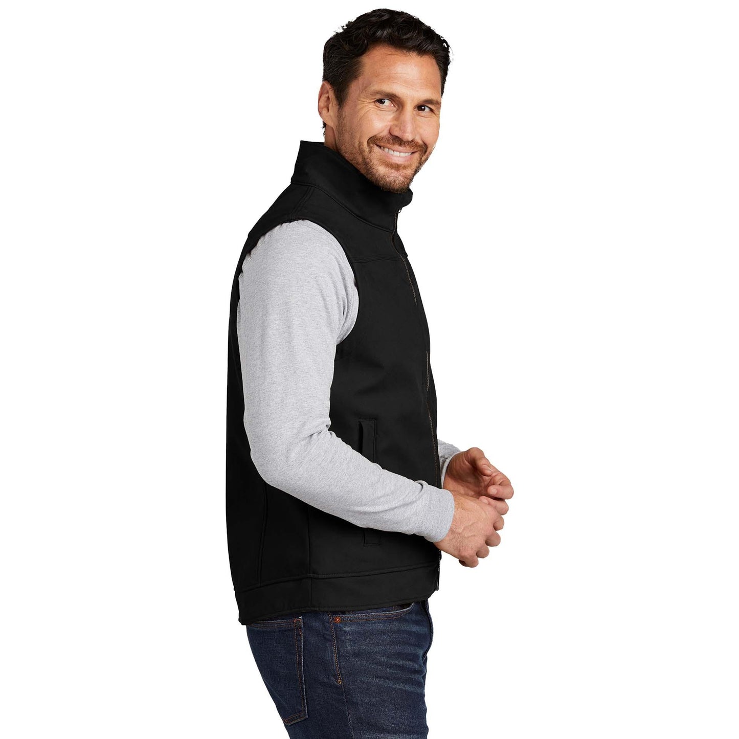 Black Vests - Cornerstone - Durable Soft Shell Design