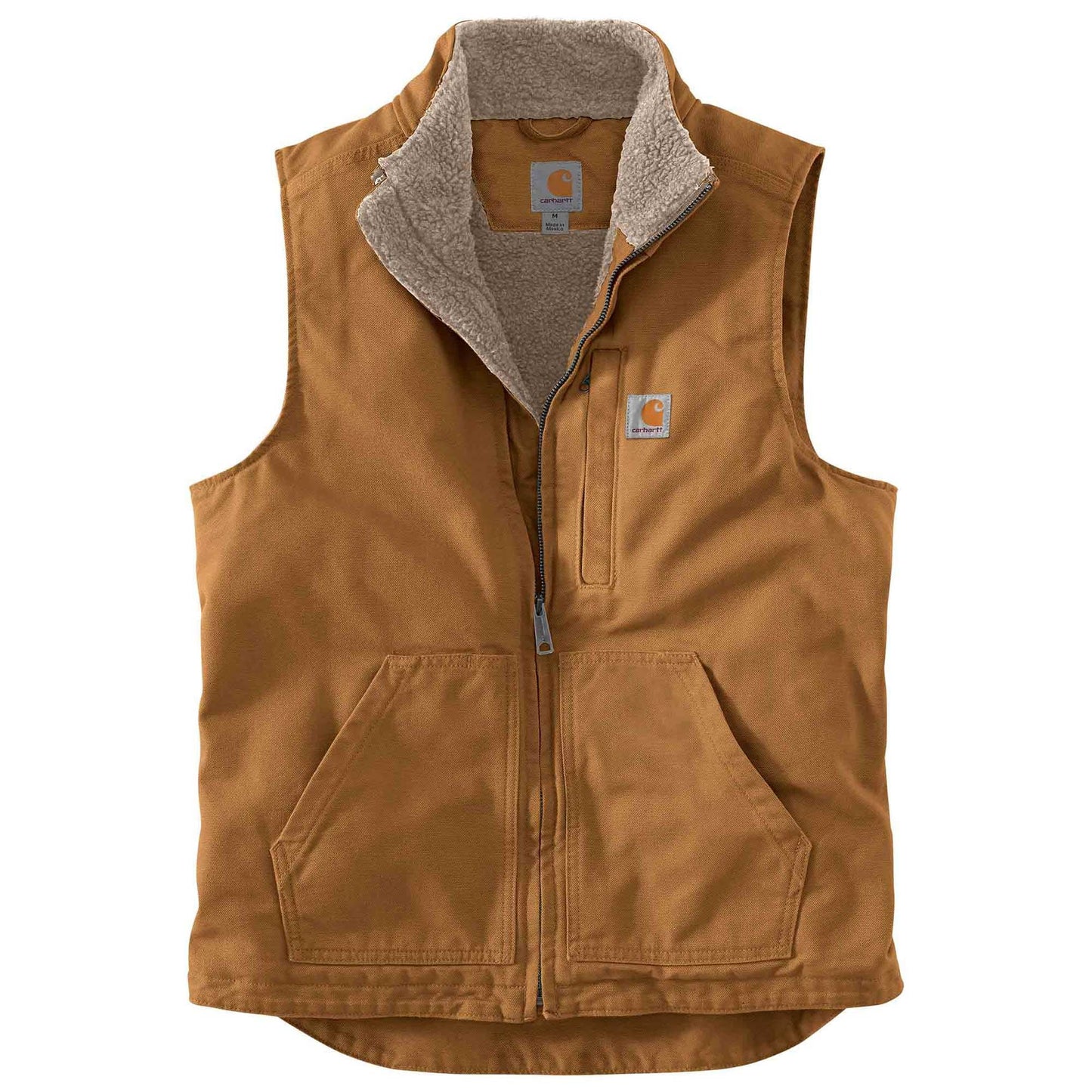 Carhartt Brown Vests - Carhartt - Cozy Sherpa Lined