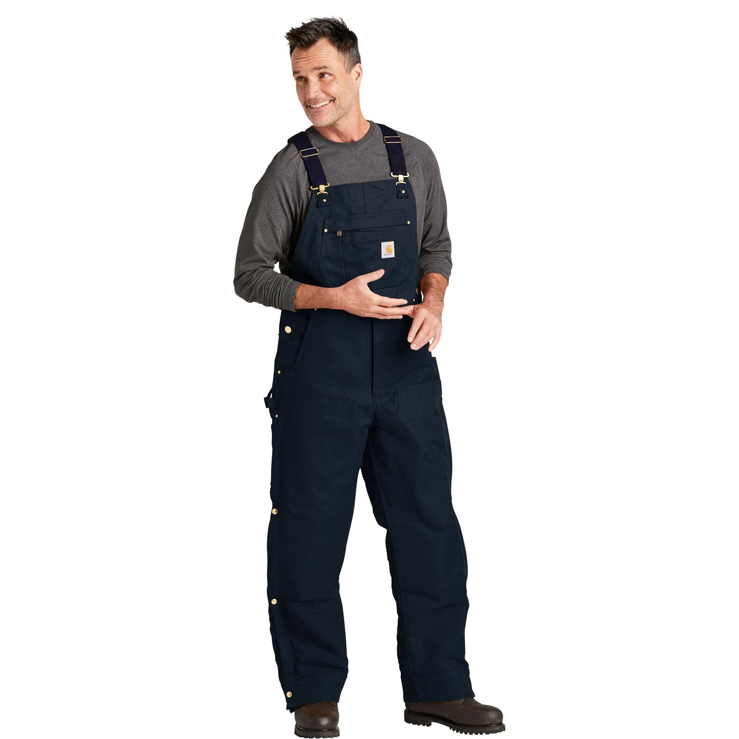 Brown Overalls - Carhartt - Insulated Duck Fabric