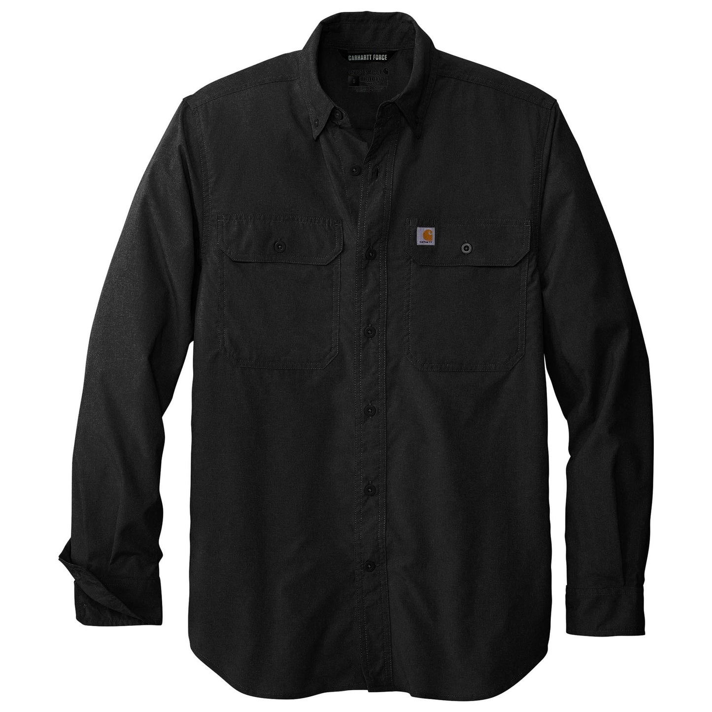 Black Button Up Shirts - Carhartt - Comfortable Design