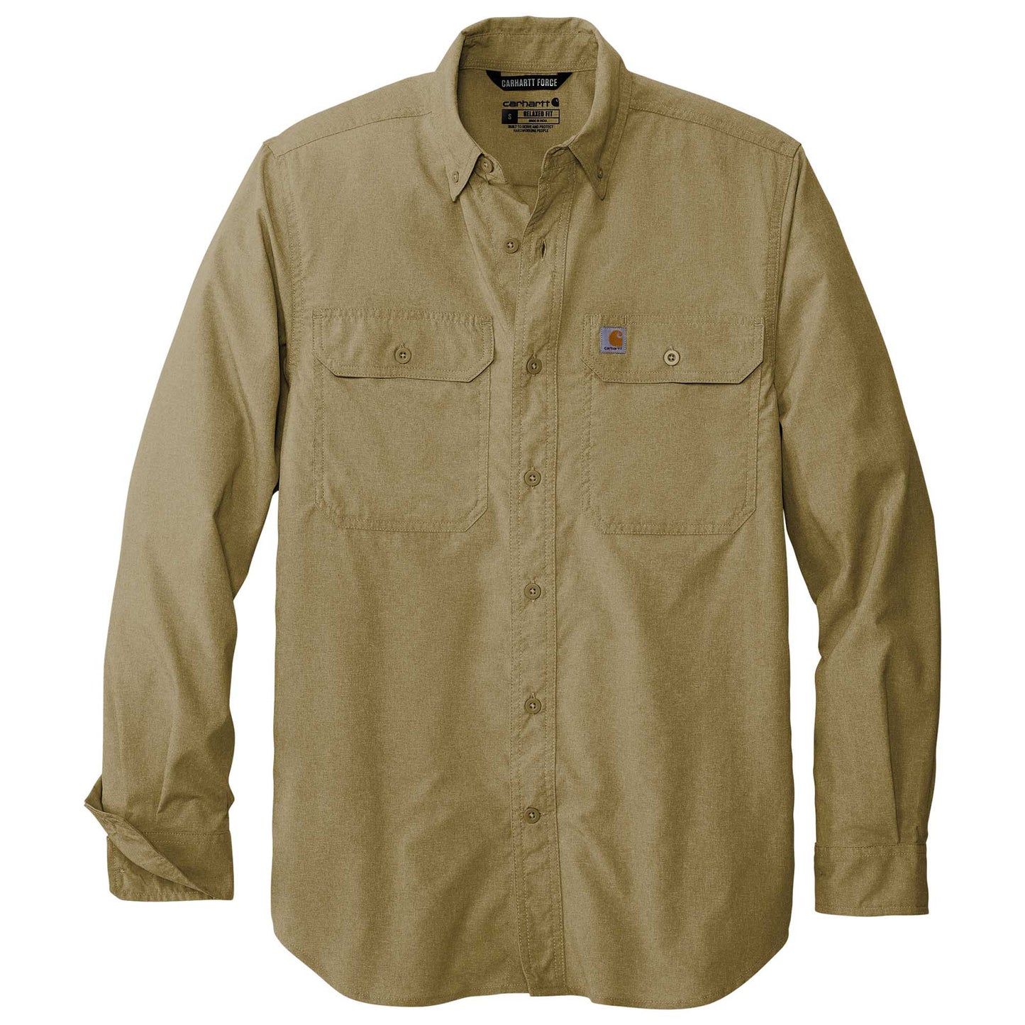 Black Button Up Shirts - Carhartt - Comfortable Design