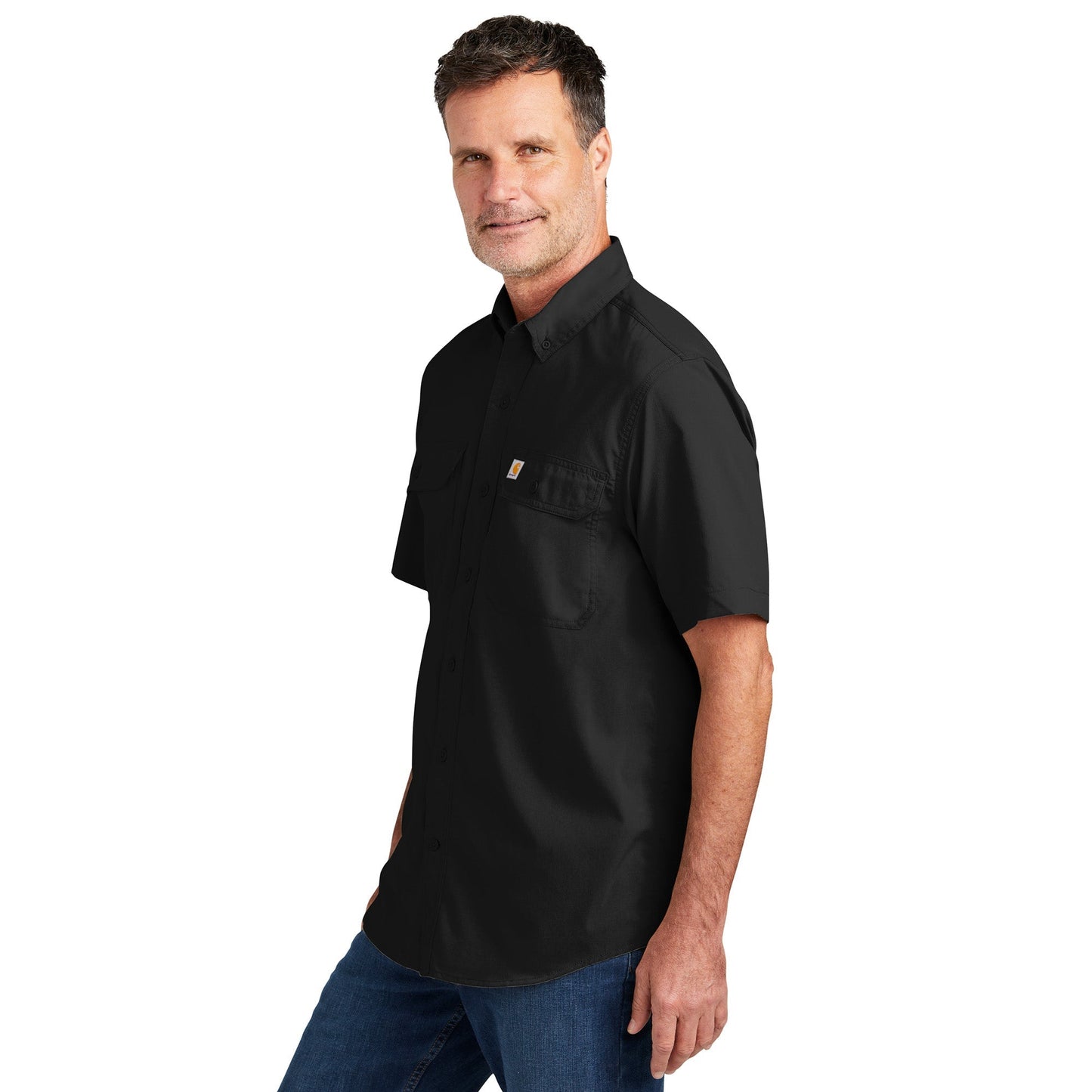 Black Button Up Shirts - Carhartt - Quick-Drying
