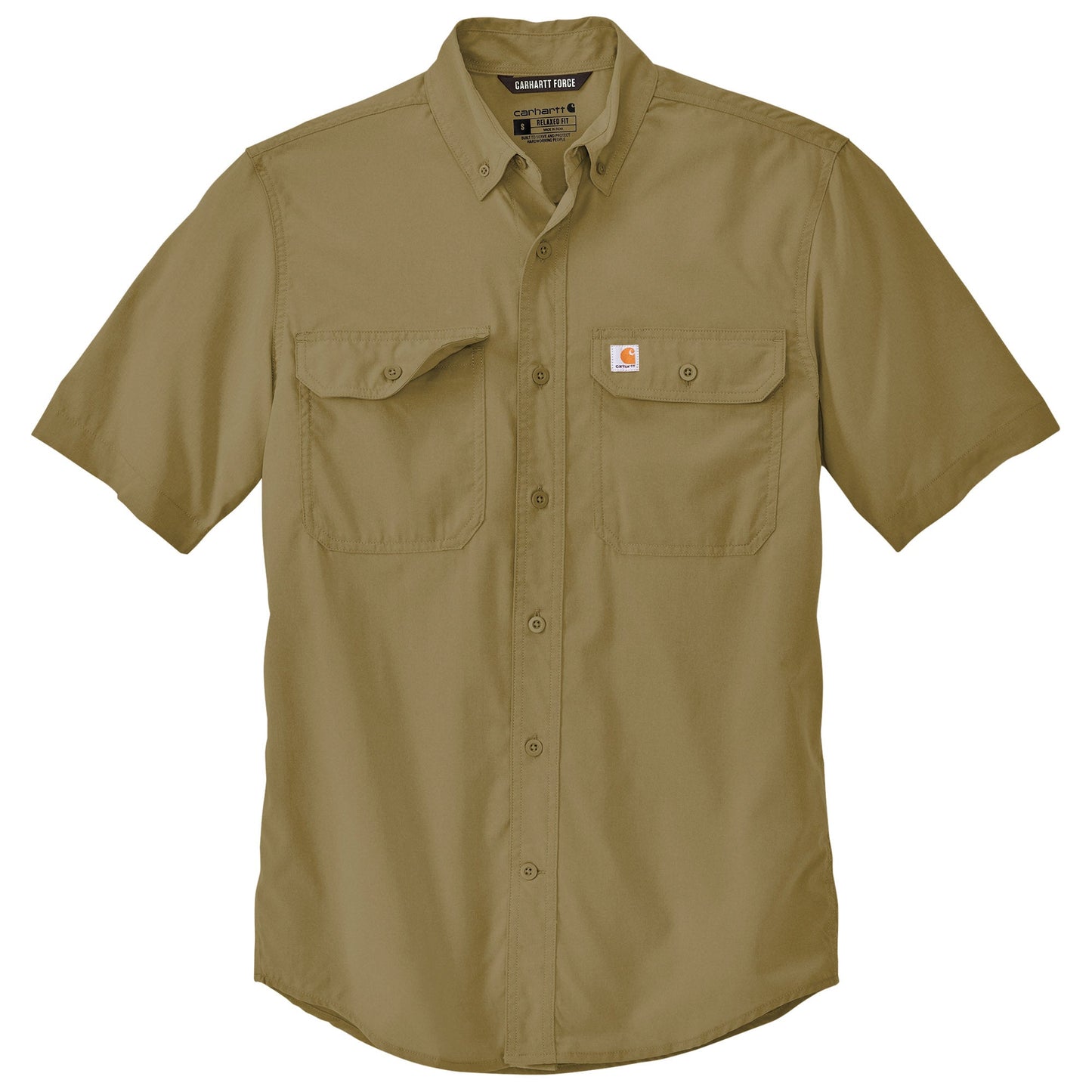 Black Button Up Shirts - Carhartt - Quick-Drying