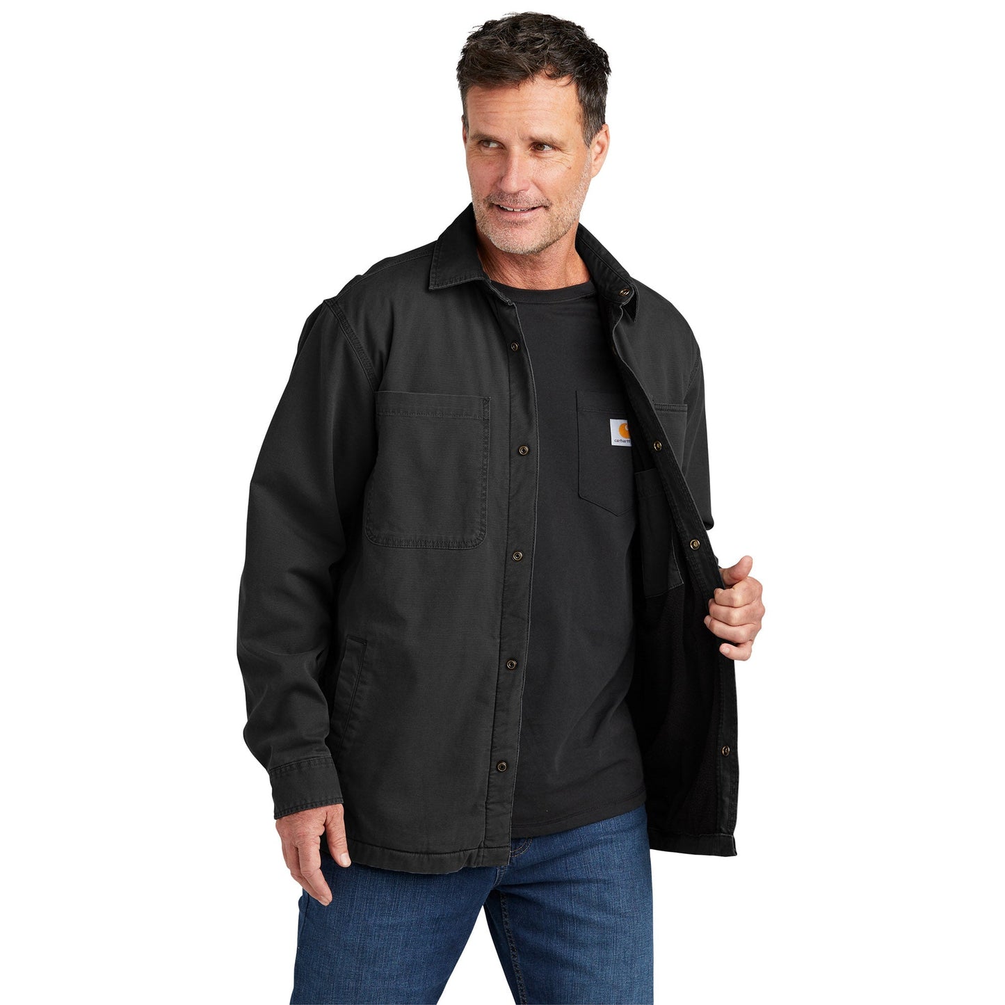 Black Jackets - Carhartt - Fleece-Lined Flex Jac