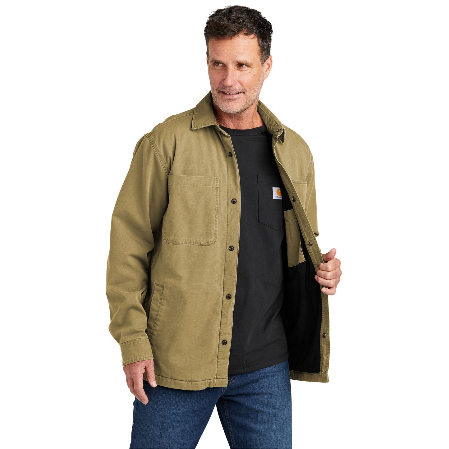 Black Jackets - Carhartt - Fleece-Lined Flex Jac