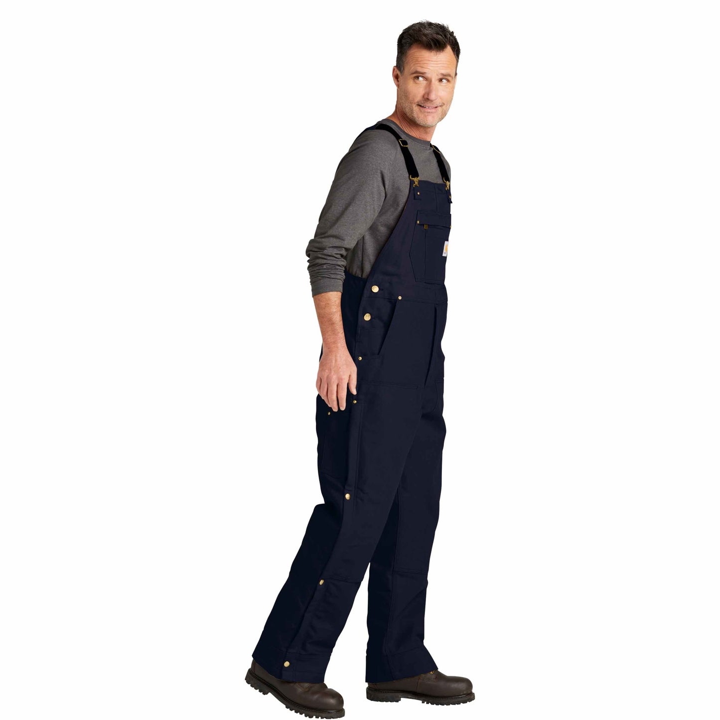 Black Insulated Overalls - Carhartt - Durable Design