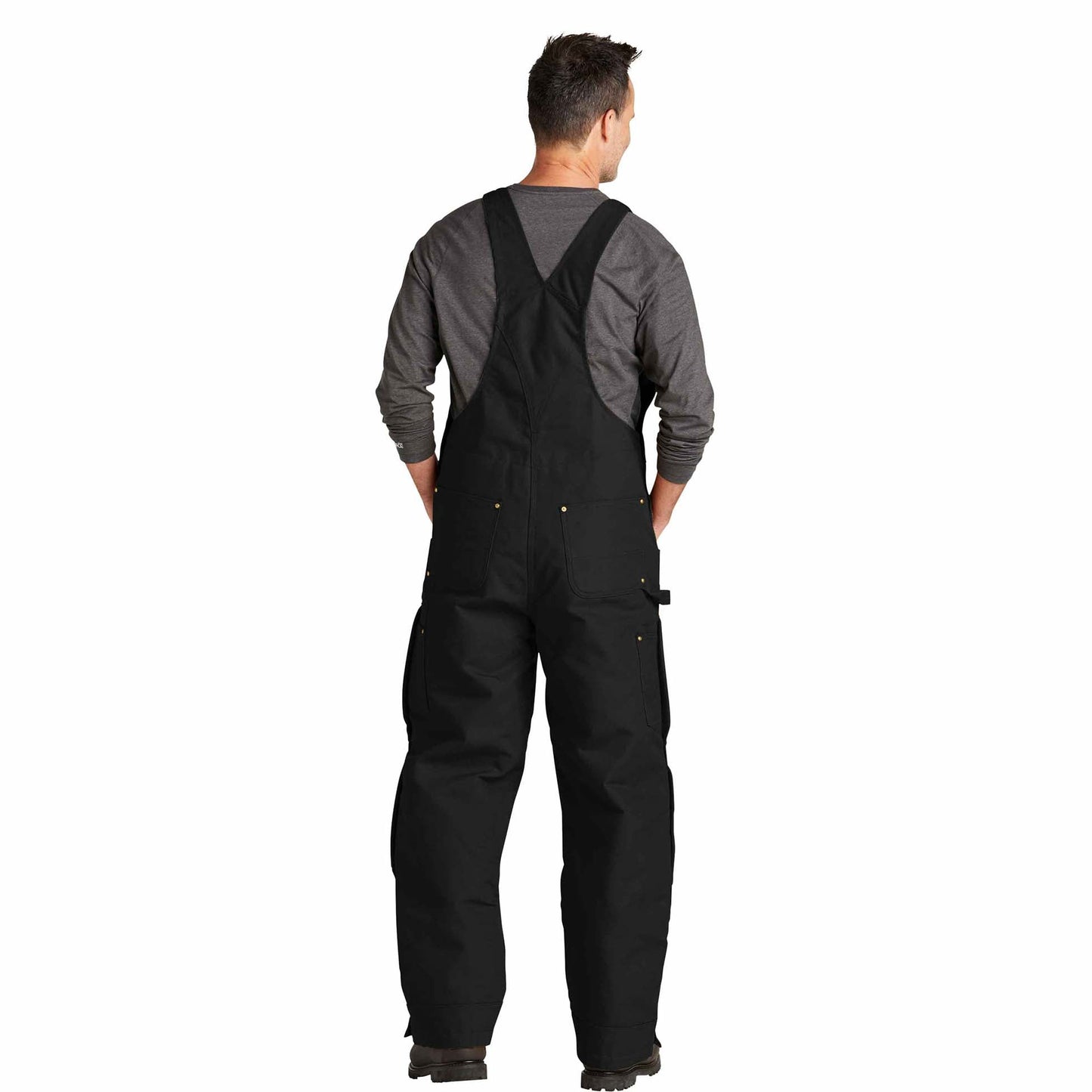 Black Insulated Overalls - Carhartt - Durable Design