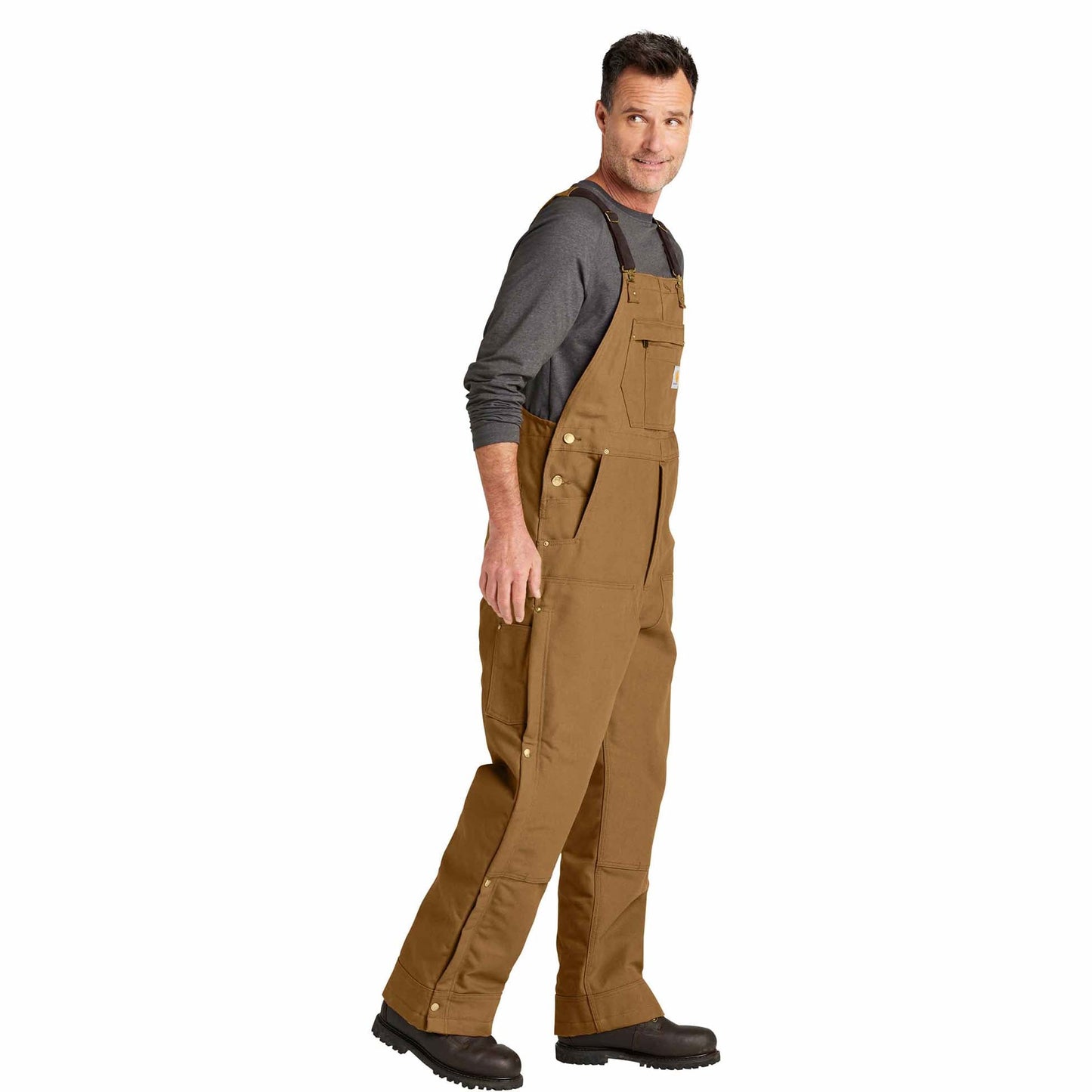 Black Insulated Overalls - Carhartt - Durable Design