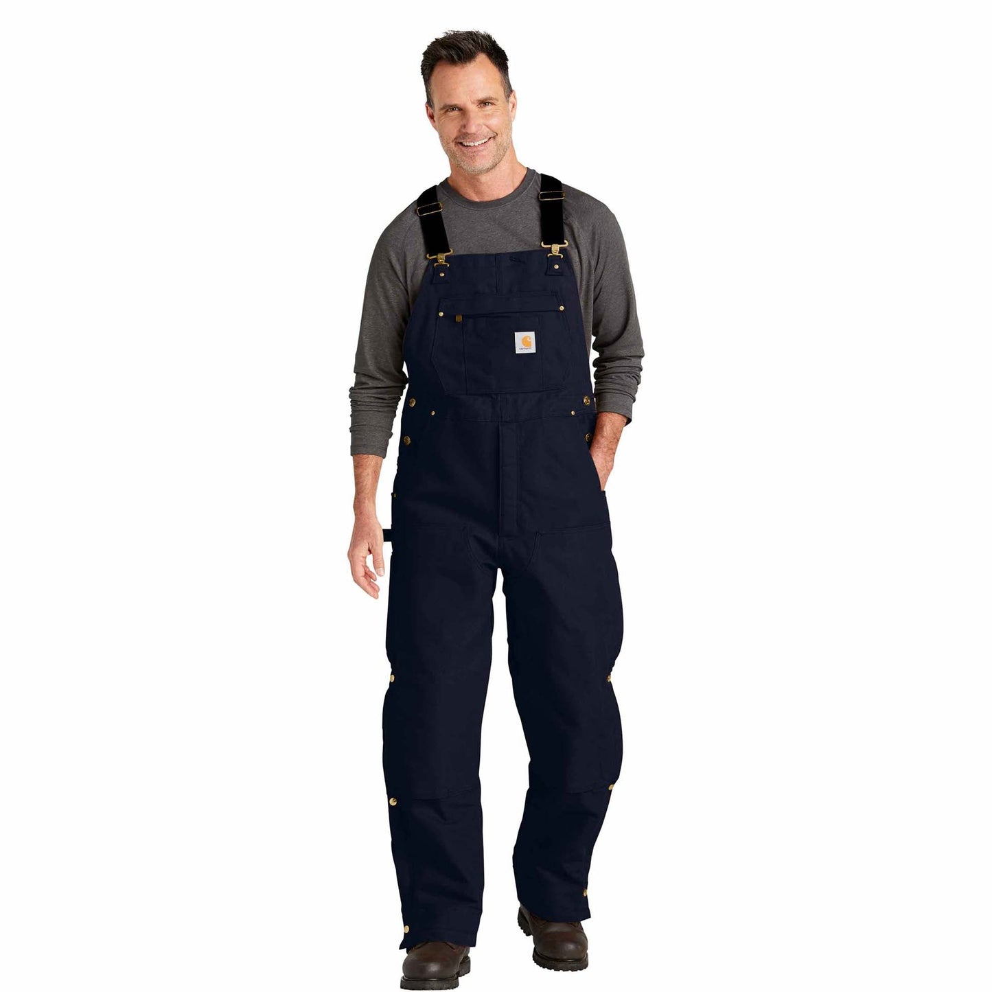 Black Insulated Overalls - Carhartt - Durable Design