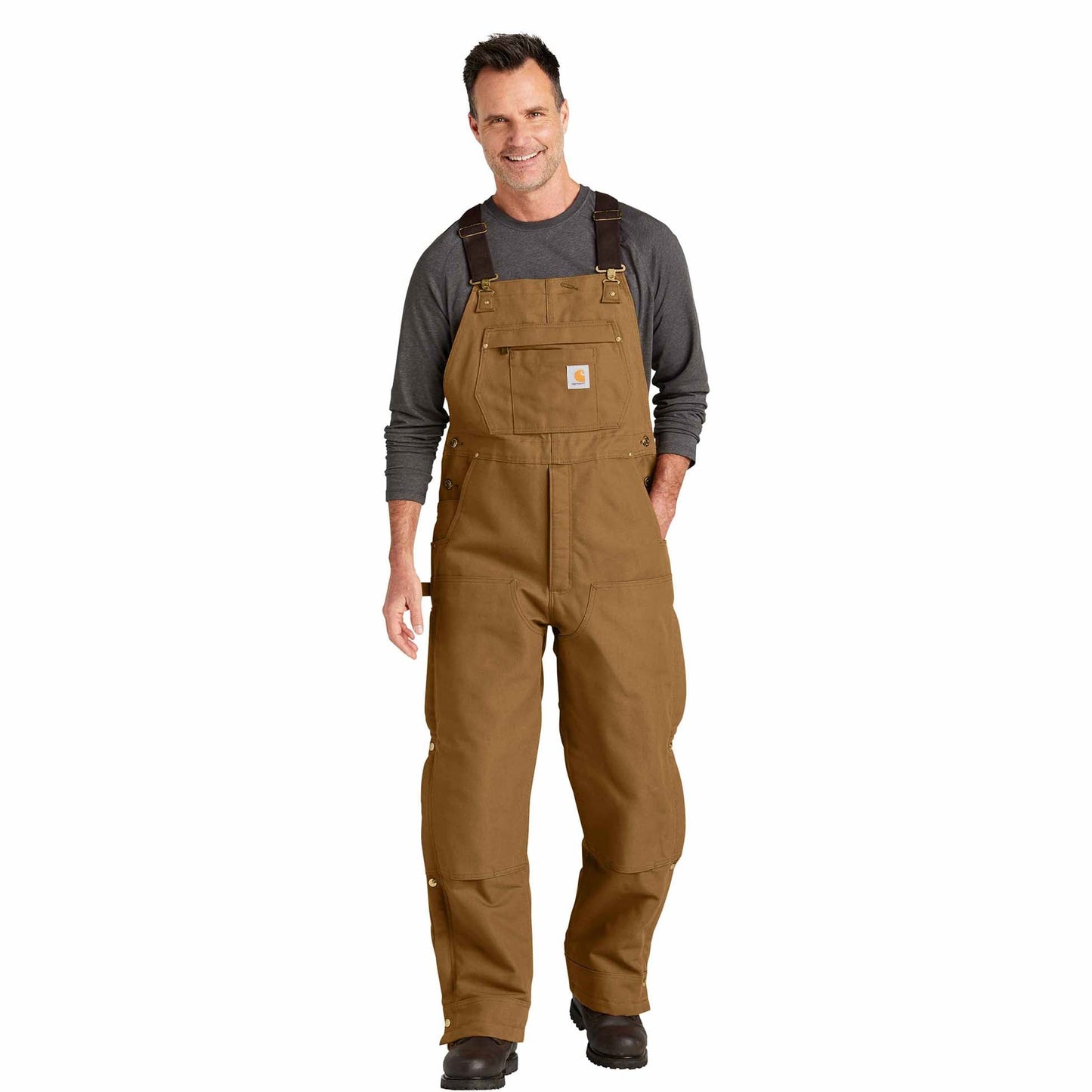 Black Insulated Overalls - Carhartt - Durable Design