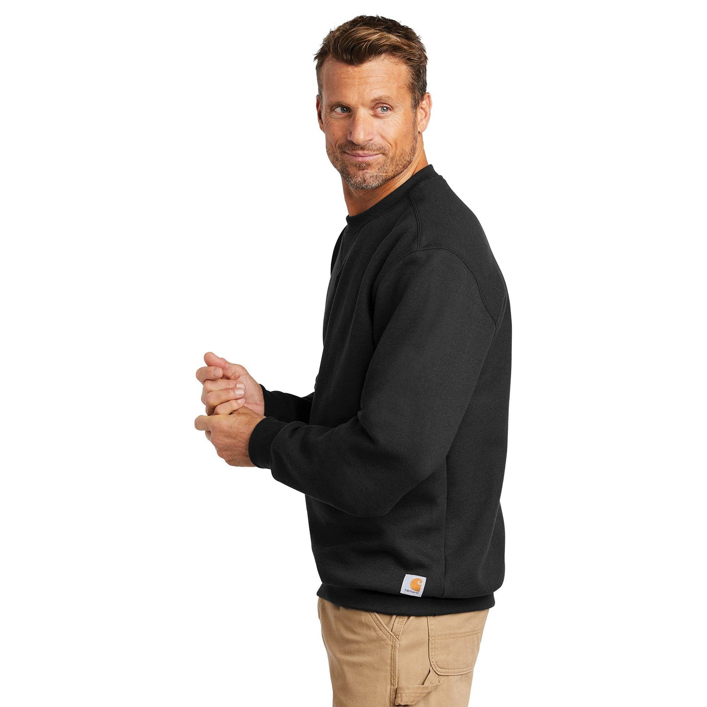 Carbon Heather Sweatshirt - Carhartt - Comfortable Fit