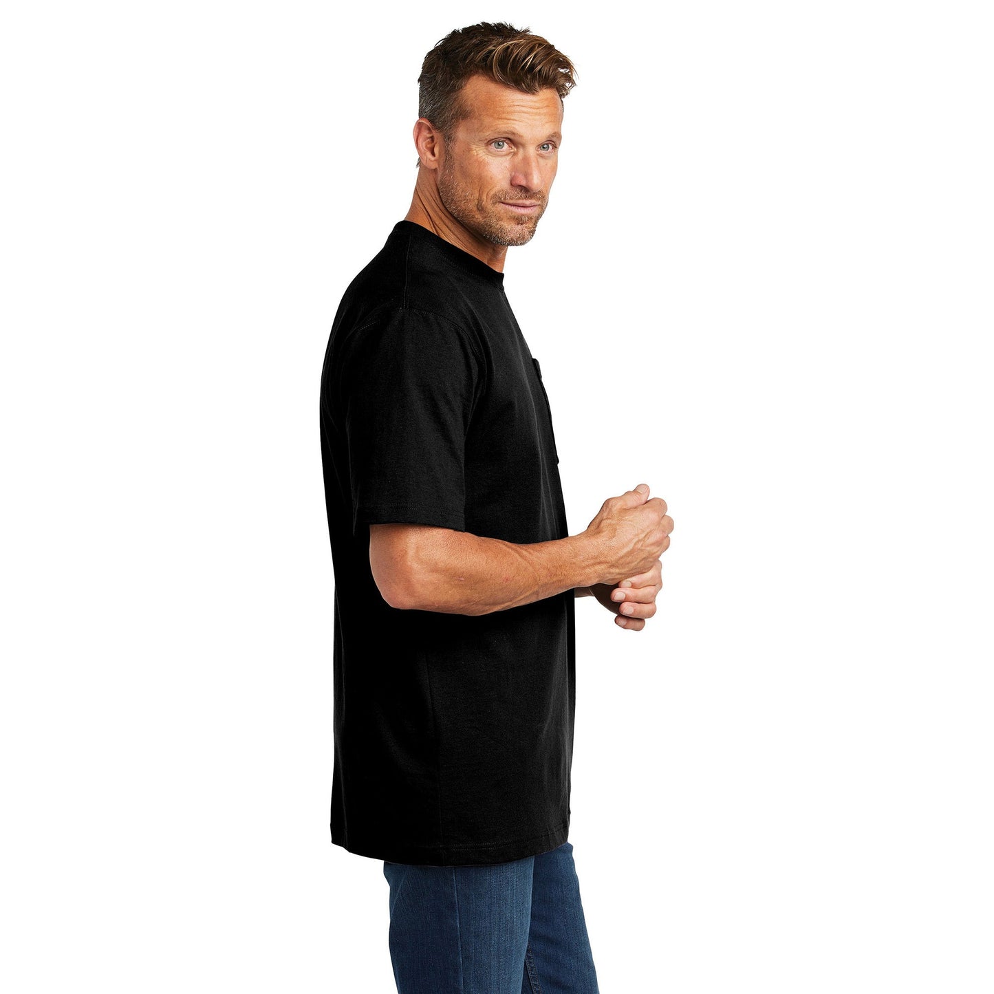 Brite Lime T-Shirts - Carhartt - Pocket Short Sleeve